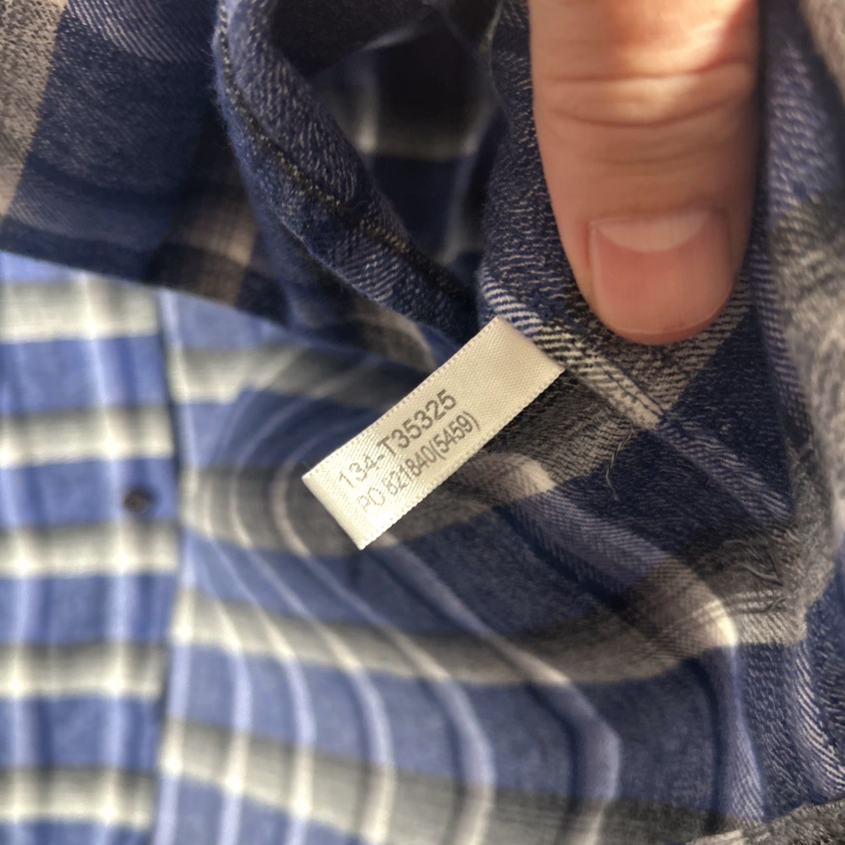 Tommy Bahama Tommy Bahama Long Sleeve Shirt Men S Blue Plaid Flannel Button Up Size US S / EU 44-46 / 1 - 5 Thumbnail