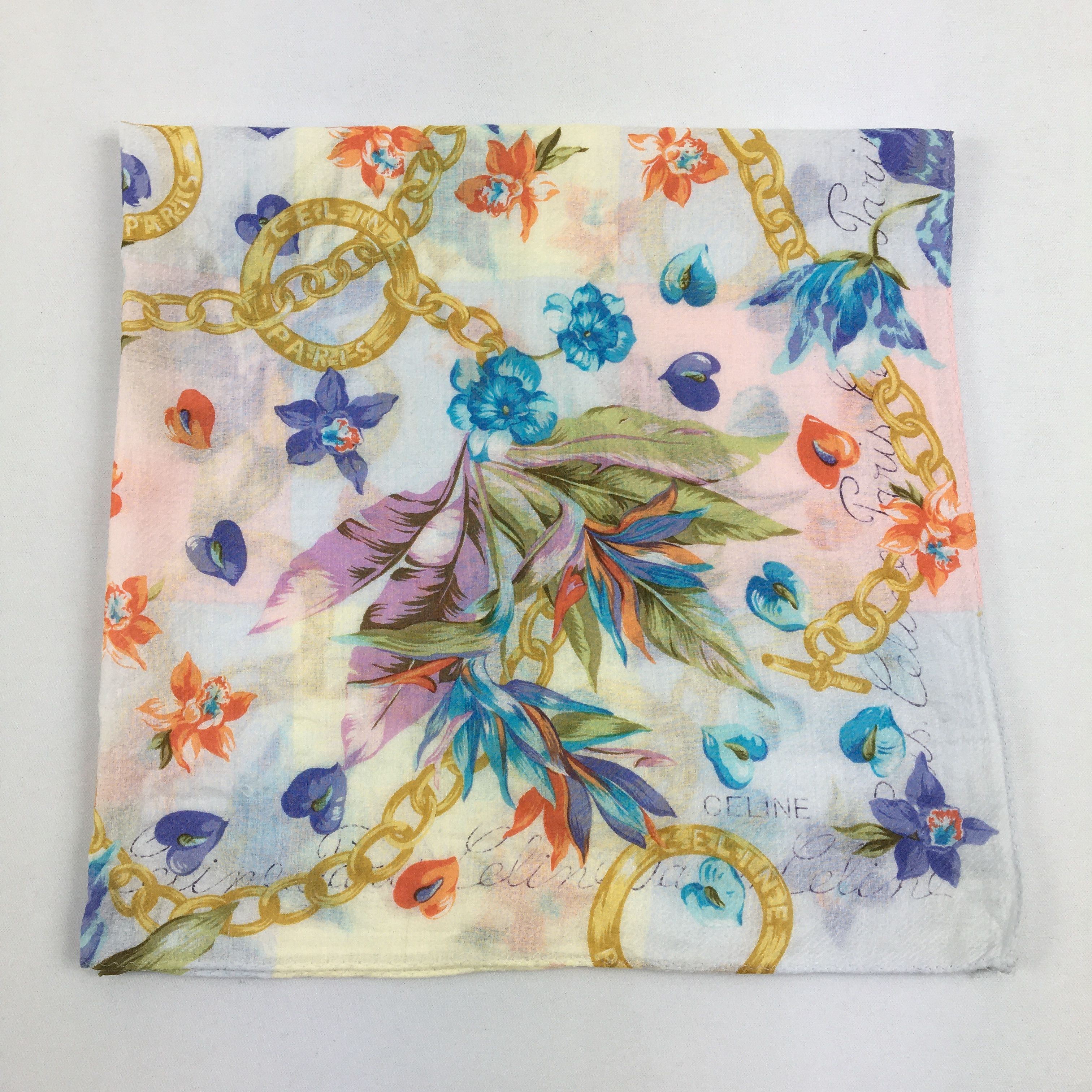 Celine Celine Handkerchief Neckerchief Bandana - AC73044 Size ONE SIZE - 4 Thumbnail