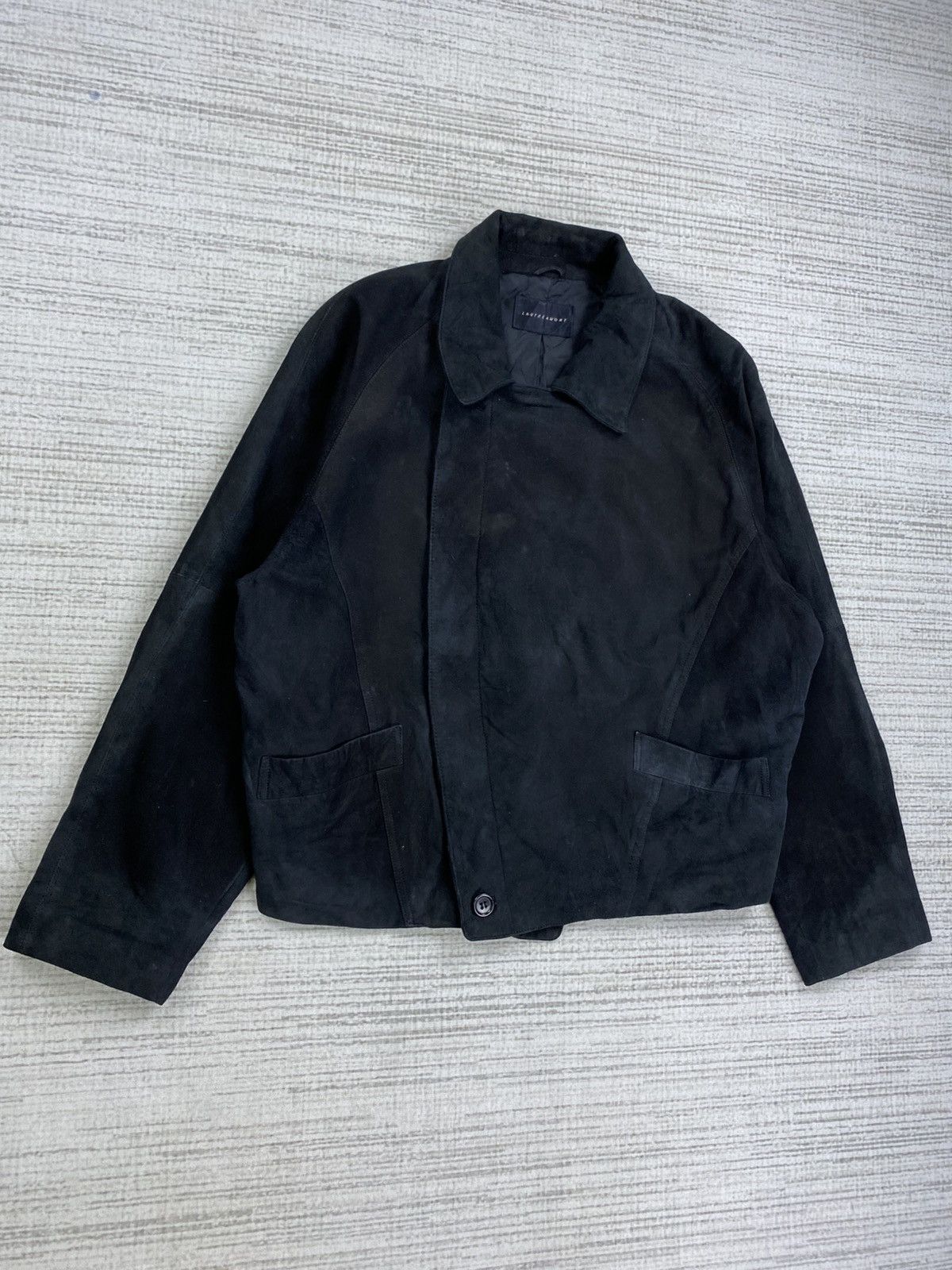 Designer × Japanese Brand × Vintage Vintage Lautreamont Asymetrical Leather Jacket Size US M / EU 48-50 / 2 - 4 Thumbnail