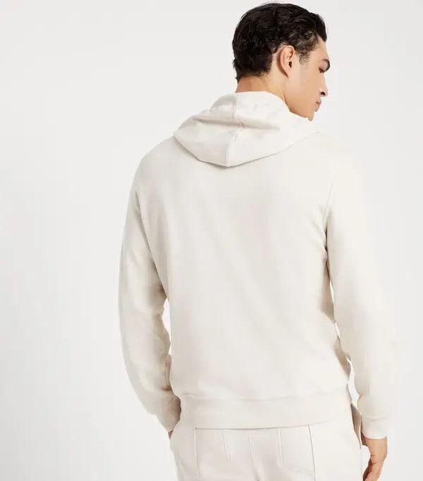 Brunello Cucinelli o1la1rc1a0425 Cardigan Sweatshirt in Natural Size US XL / EU 56 / 4 - 3 Thumbnail