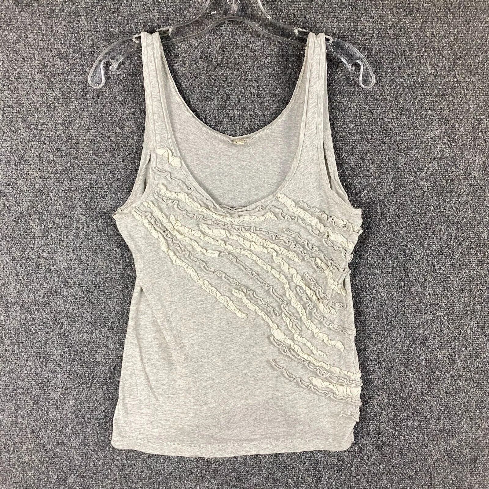 J.Crew J Crew Tank Top Women's Medium Gray Casual Cotton Adults M Size M / US 6-8 / IT 42-44 - 1 Thumbnail