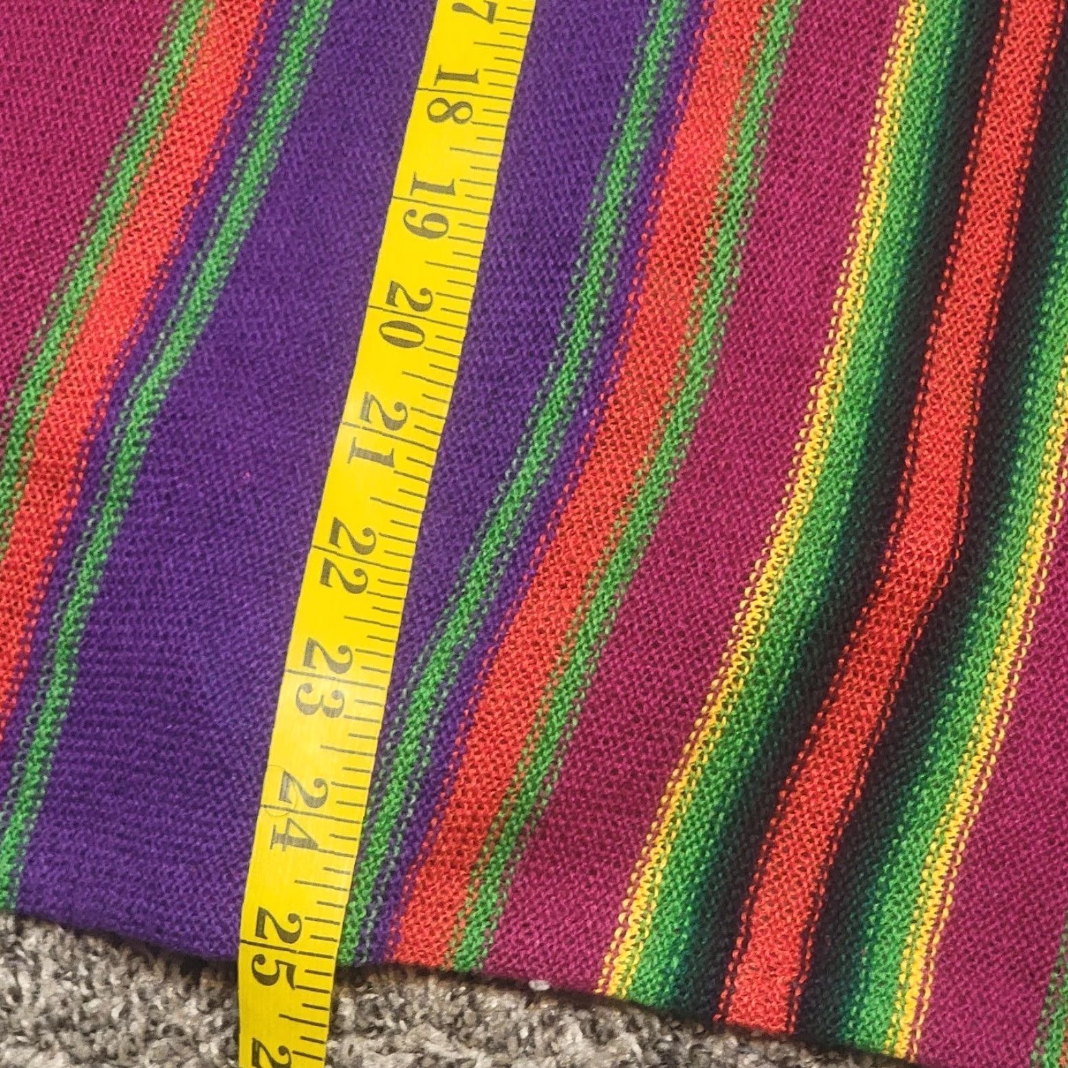 Ralph Lauren VINTAGE Ralph Lauren Rainbow Striped Linen Oversized Poncho Vibrant Fashion NEW Size S / US 4 / IT 40 - 4 Thumbnail