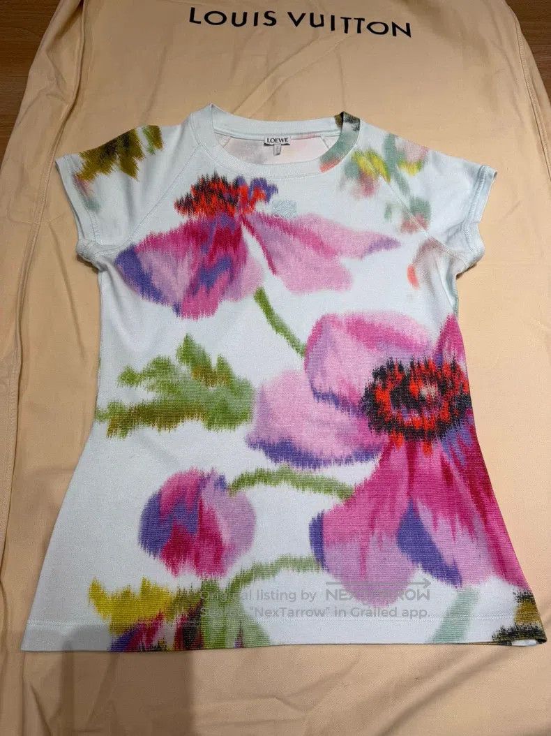 Loewe Loewe Floral T-Shirt Size S / US 4 / IT 40 - 1 Thumbnail
