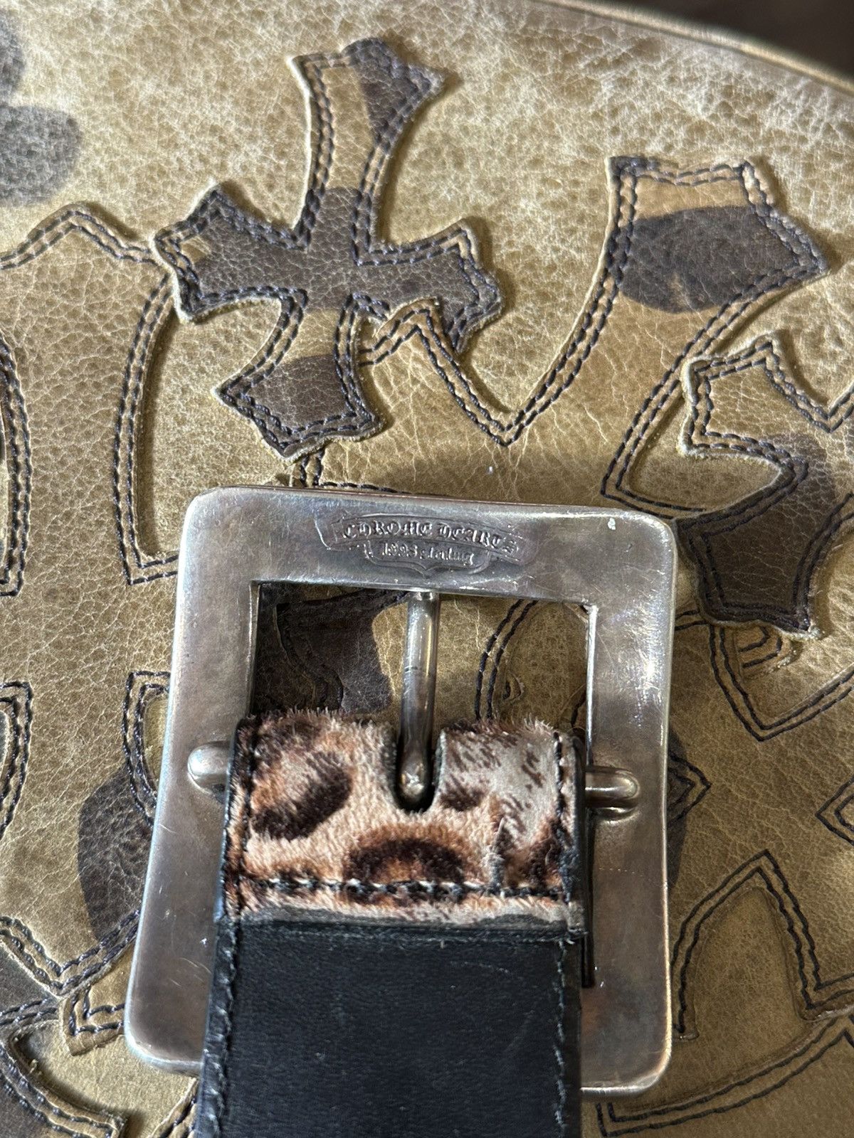 Chrome Hearts CHROME HEARTS CHEETAH OJC BELT Size 34 - 6 Thumbnail