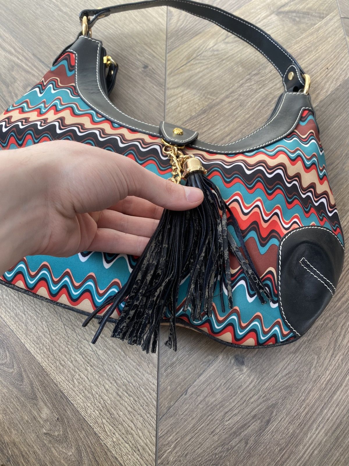 Missoni Vintage Missoni HALF-MOON PRINTED BAG Size ONE SIZE - 3 Thumbnail