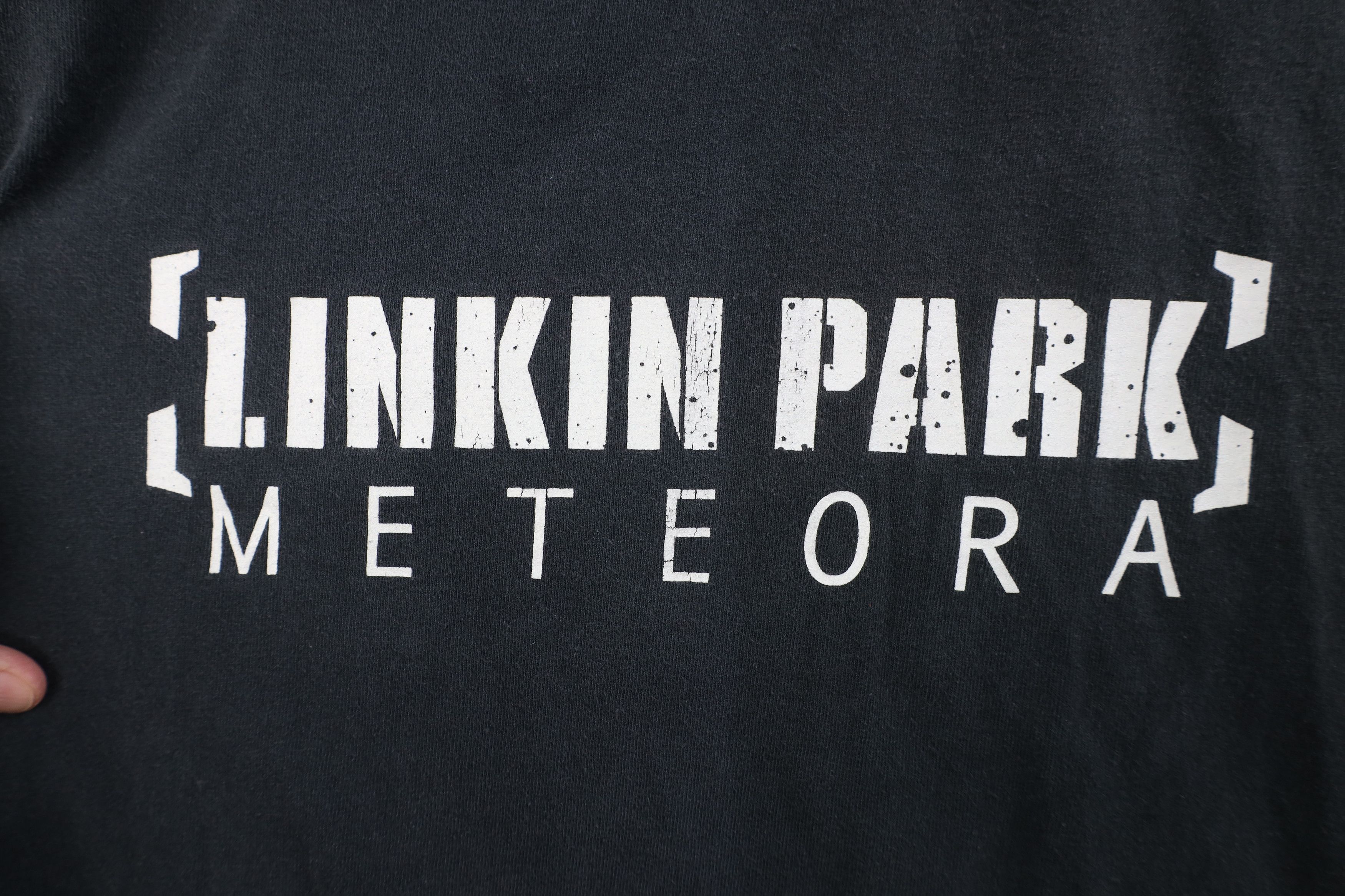 Vintage Vintage Y2K 2003 Meteora Tour Linkin Park Band T-Shirt Black Size US L / EU 52-54 / 3 - 4 Thumbnail