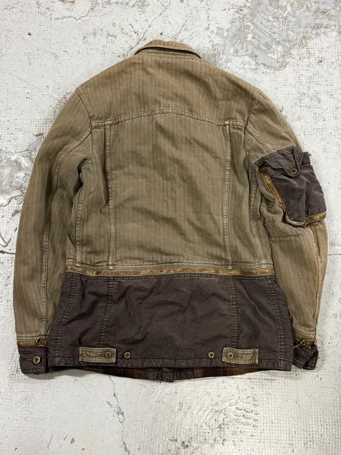 Dolce & Gabbana AW2003 Dolce & Gabbana Khaki Military Cargo Removable Jacket Size US M / EU 48-50 / 2 - 6 Thumbnail