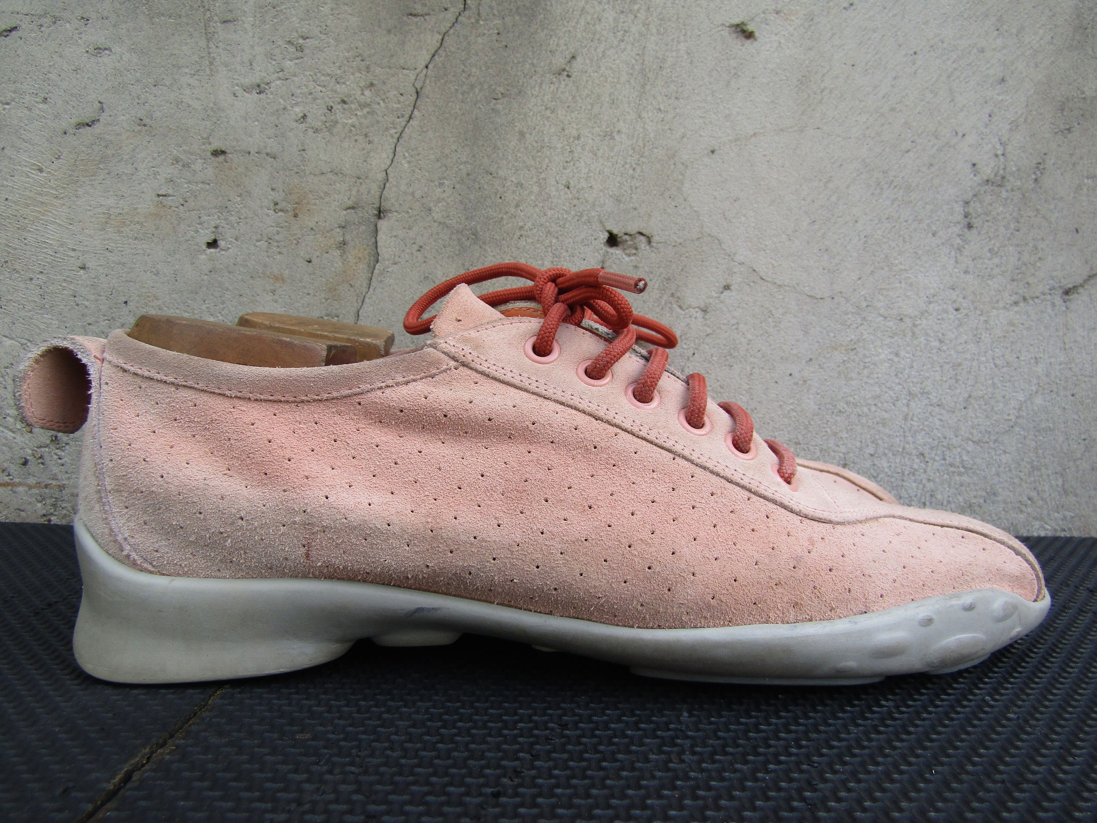 Prada Rare Prada Sport Trainers Lace Up Suede Size US 7.5 / IT 37.5 - 3 Thumbnail