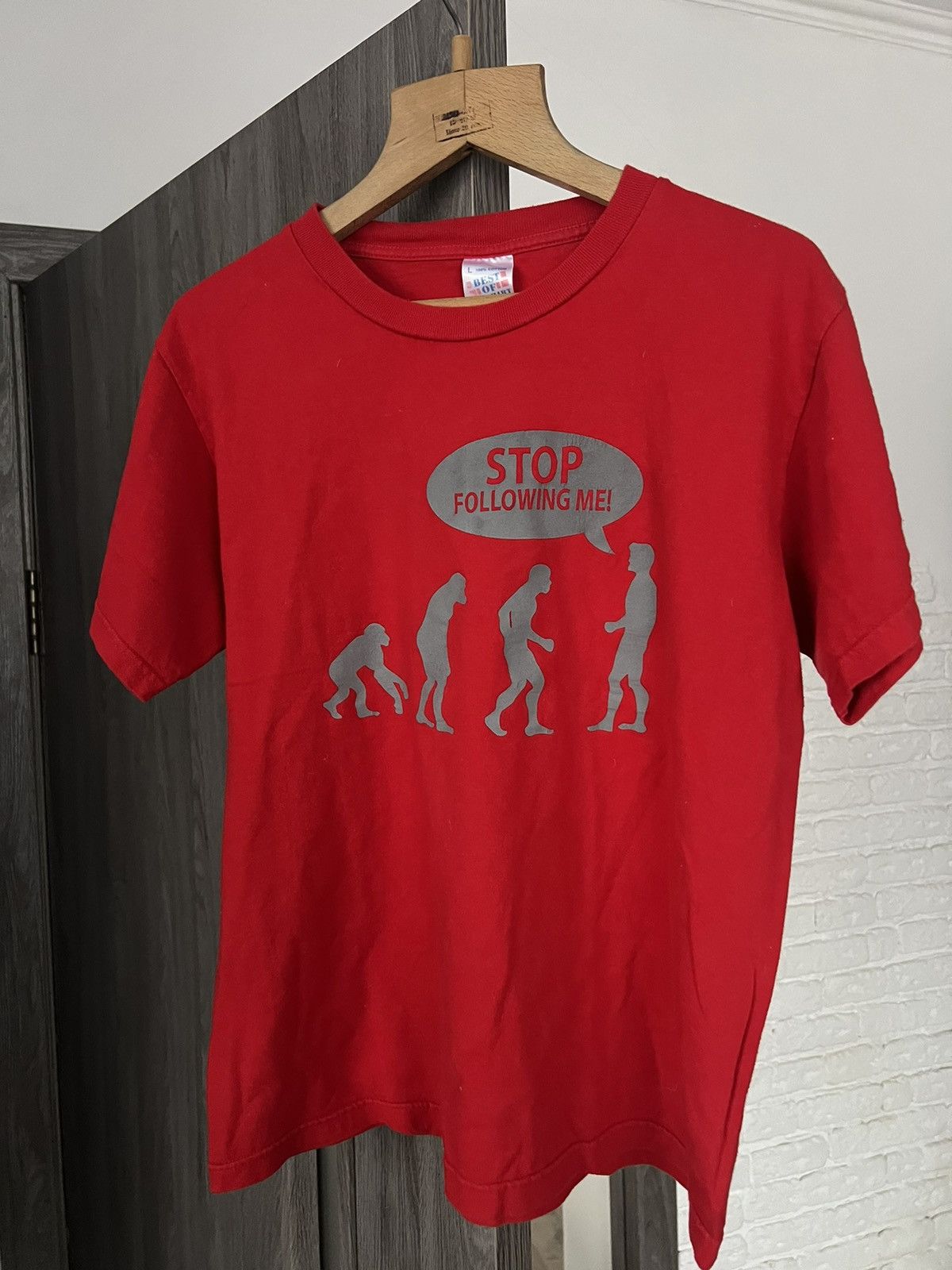 Band Tees × Designer Stop following me shirt L Size US L / EU 52-54 / 3 - 1 Thumbnail