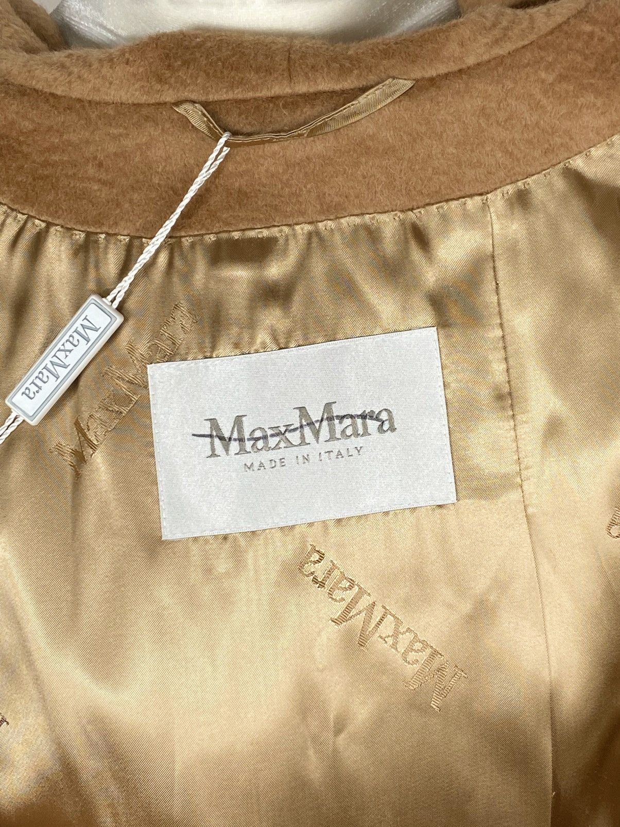 Max Mara Max Mara Rialto Camel Hair Belted Short Hooded Coat size 14 Size XL / US 12-14 / IT 48-50 - 15 Thumbnail