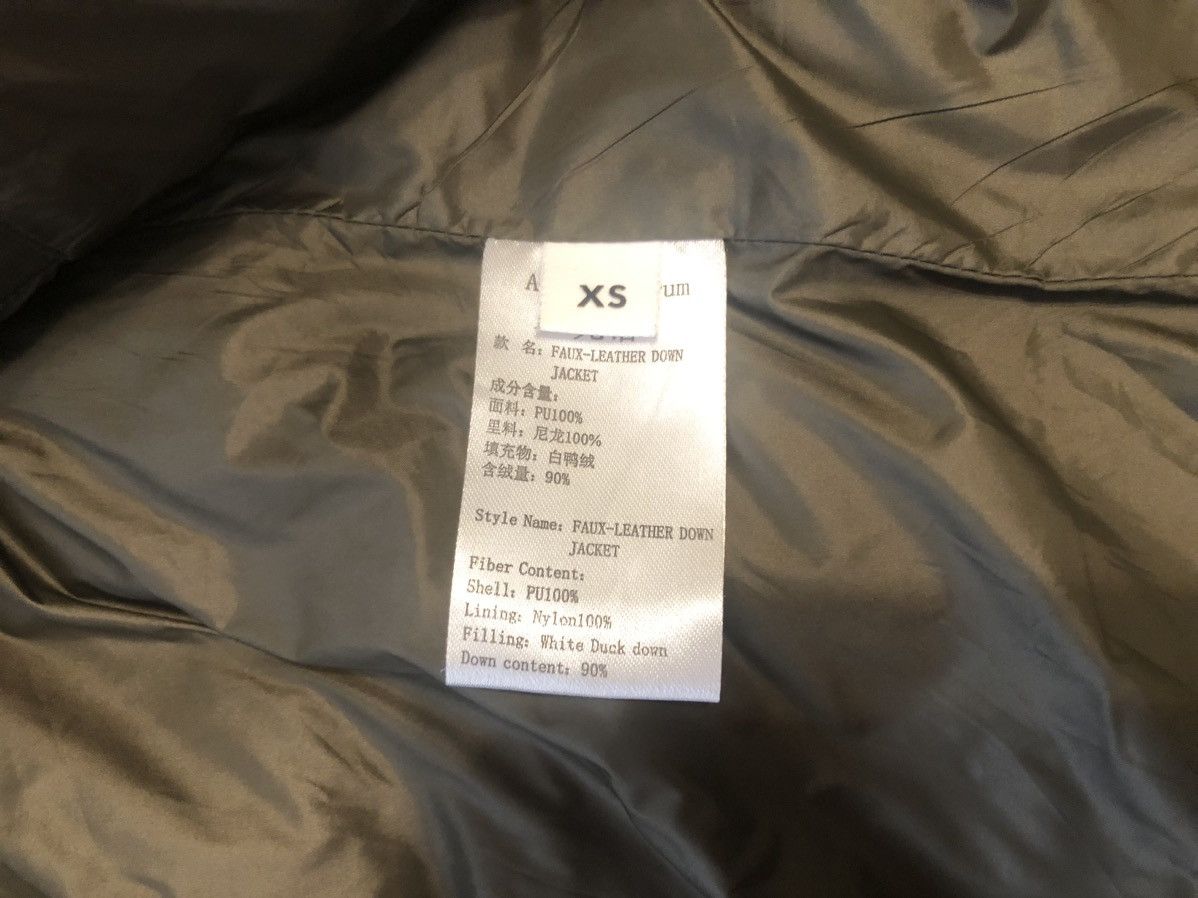 A. A. Spectrum A. A. SPECTRUM Khaki Down Faux-Leather Puffer Jacket Size US XS / EU 42 / 0 - 8 Thumbnail