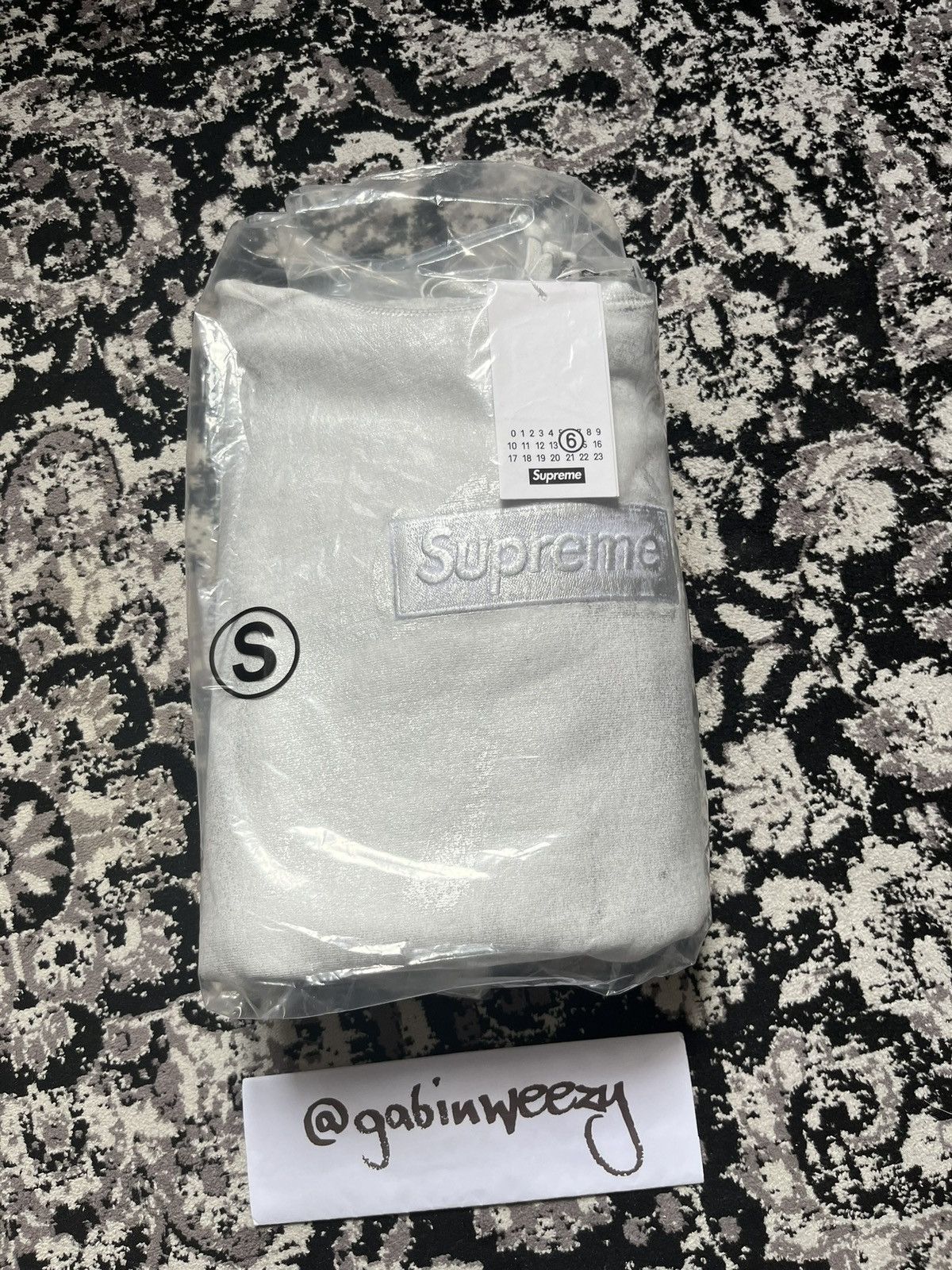 image of Maison Margiela Mm6 Hoodie in White, Men's (Size Small)