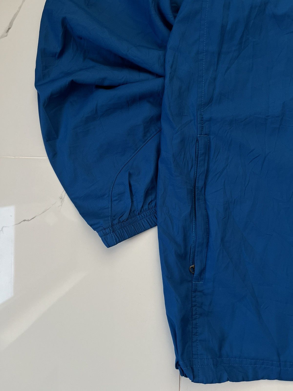 Nike × Vintage 90's NIKE TOTALNINETY RETRO RARE NYLON V-NECK SWEATSHIRT Size US XL / EU 56 / 4 - 6 Thumbnail