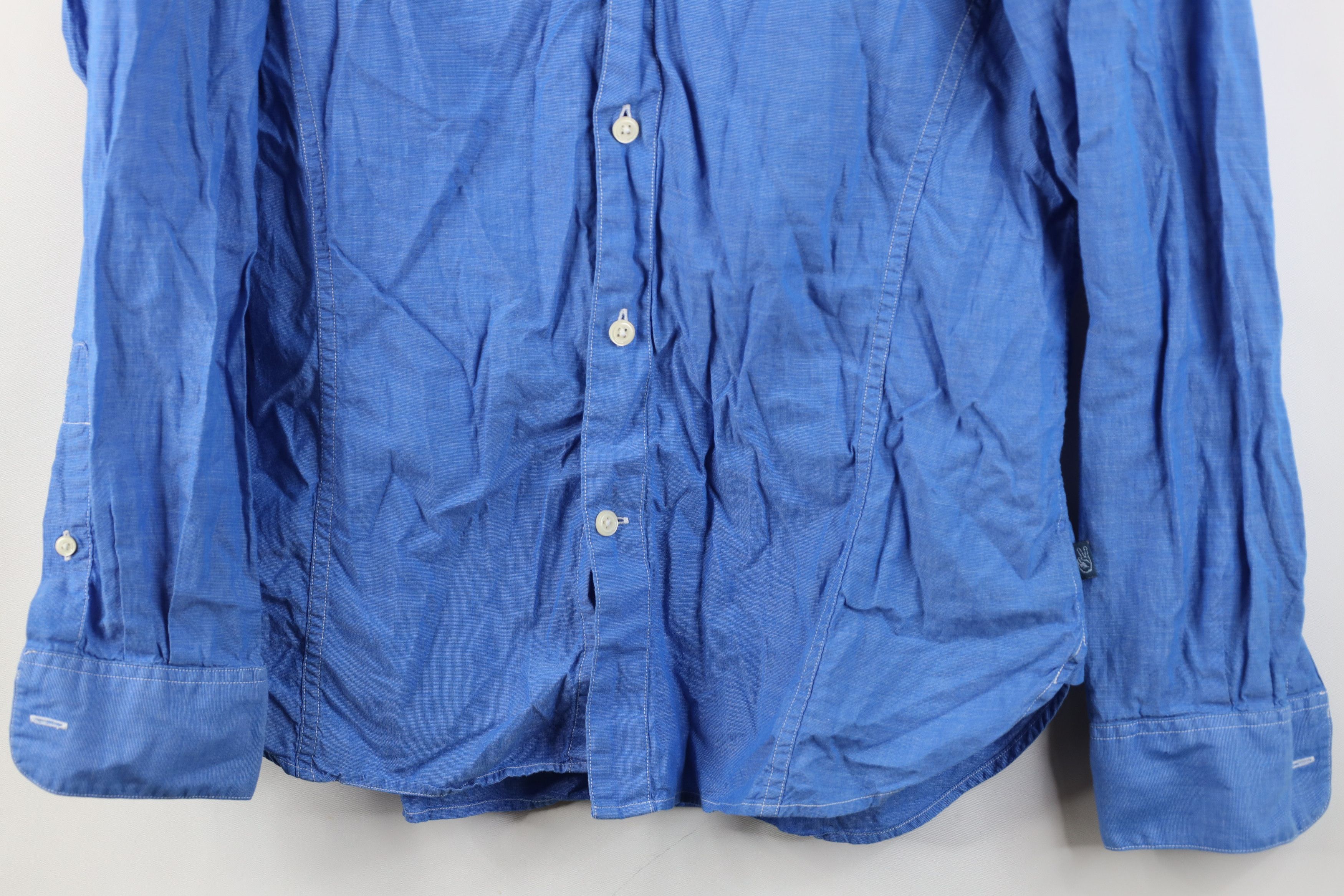 John Varvatos John Varvatos USA Roll Cuff Collared Button Down Shirt Size US S / EU 44-46 / 1 - 3 Thumbnail