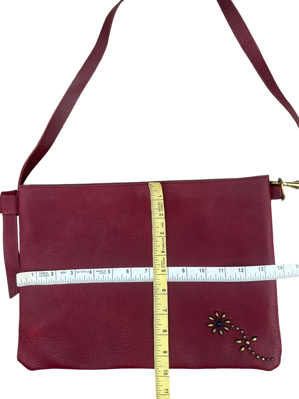 Leather High Quality Studded Leather Bag Effecten Ghost Flag Japan Size ONE SIZE - 25 Thumbnail