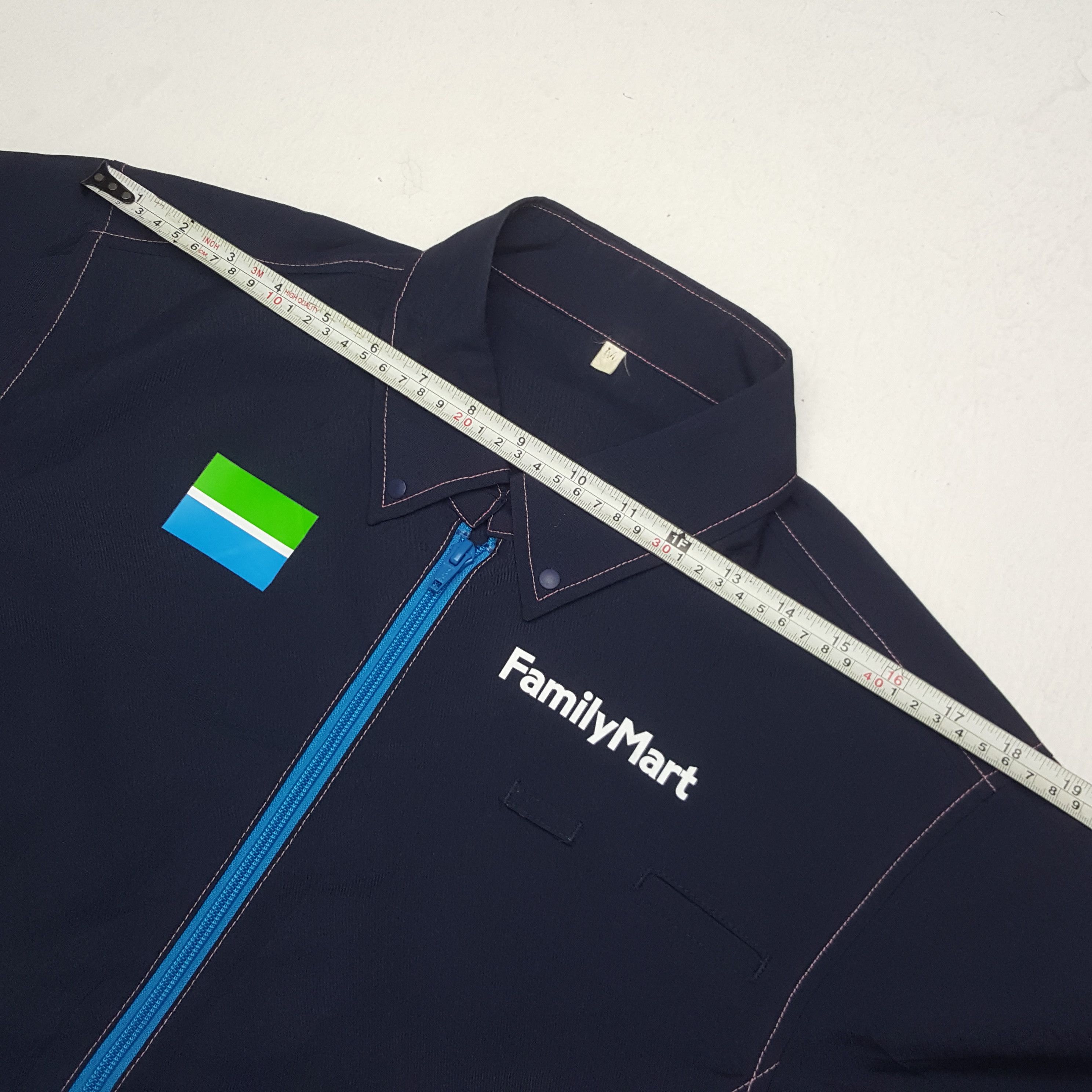 Japanese Brand × Vintage Vintage Family Mart Worker Zipper Uniform Jacket Size US M / EU 48-50 / 2 - 6 Thumbnail