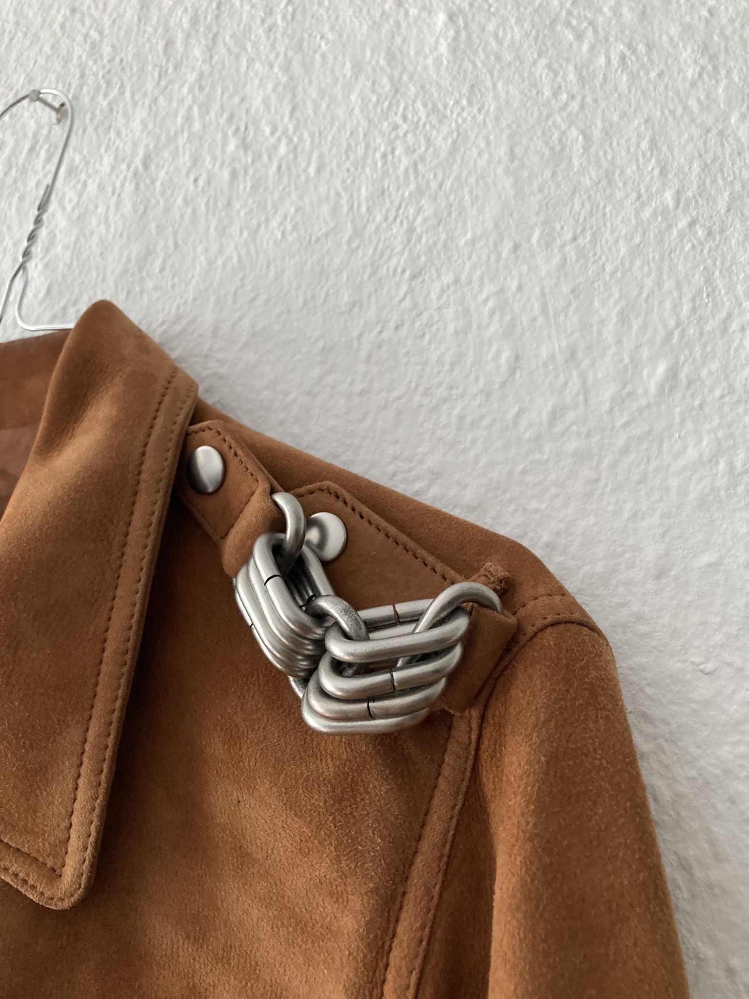 Rick Owens F/W 19 "LARRY" Chain Suede Leather Rotterdam Jacket Size US M / EU 48-50 / 2 - 5 Thumbnail