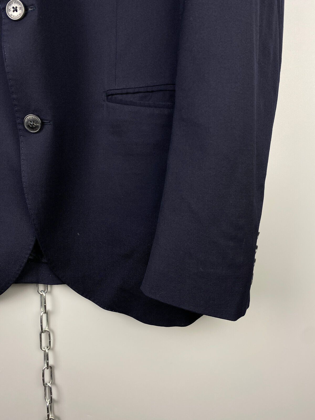 Hackett Hackett ing Loro Piana Wool Button Suit Blazer Jacket Size 44R - 7 Thumbnail