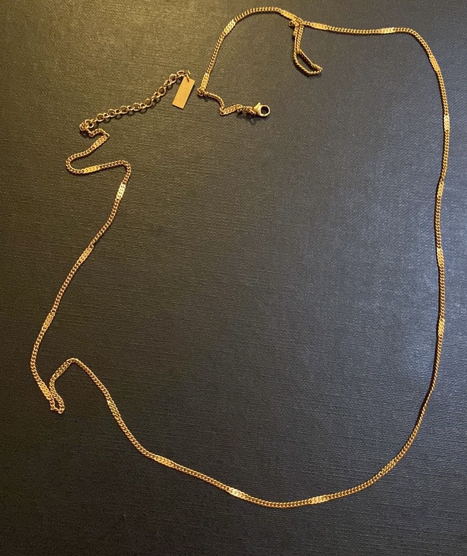 Saint Laurent Paris Saint Laurent Long Curb Chain Necklace in Metal Size ONE SIZE - 2 Thumbnail