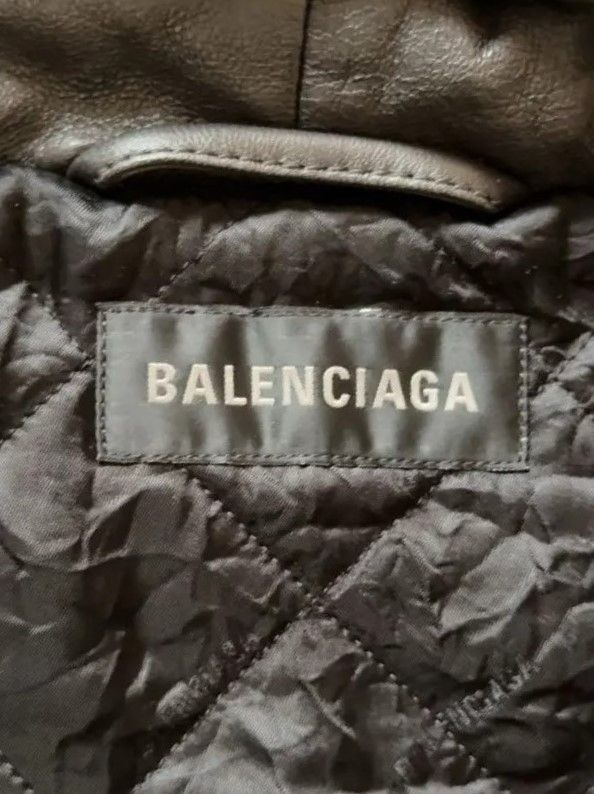 Balenciaga Balenciaga Sporty B Taxi Blouson Leather Jacket Size US S / EU 44-46 / 1 - 8 Thumbnail