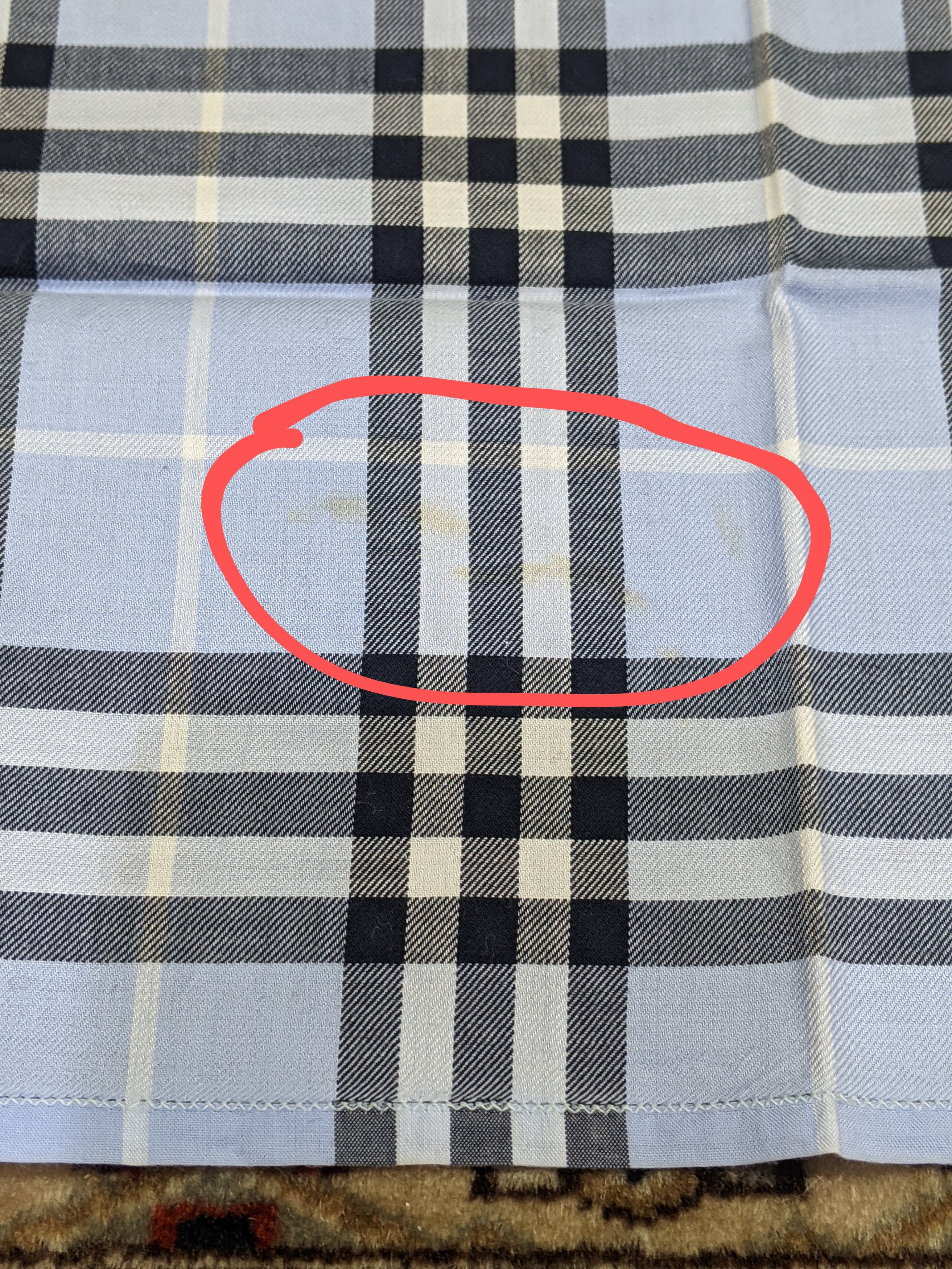 Burberry Combo 2pcs Blue Nova Check Burberry Handkerchief Size ONE SIZE - 3 Thumbnail
