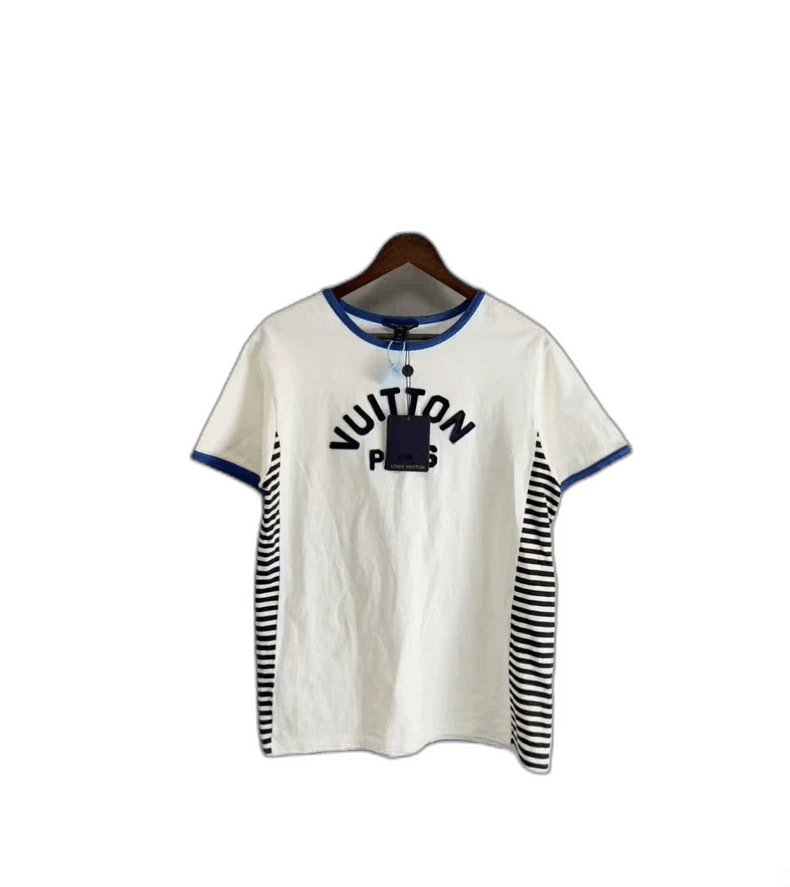 Louis Vuitton Louis Vuitton White Striped Short Sleeve Shirt Size US M / EU 48-50 / 2 - 1 Thumbnail