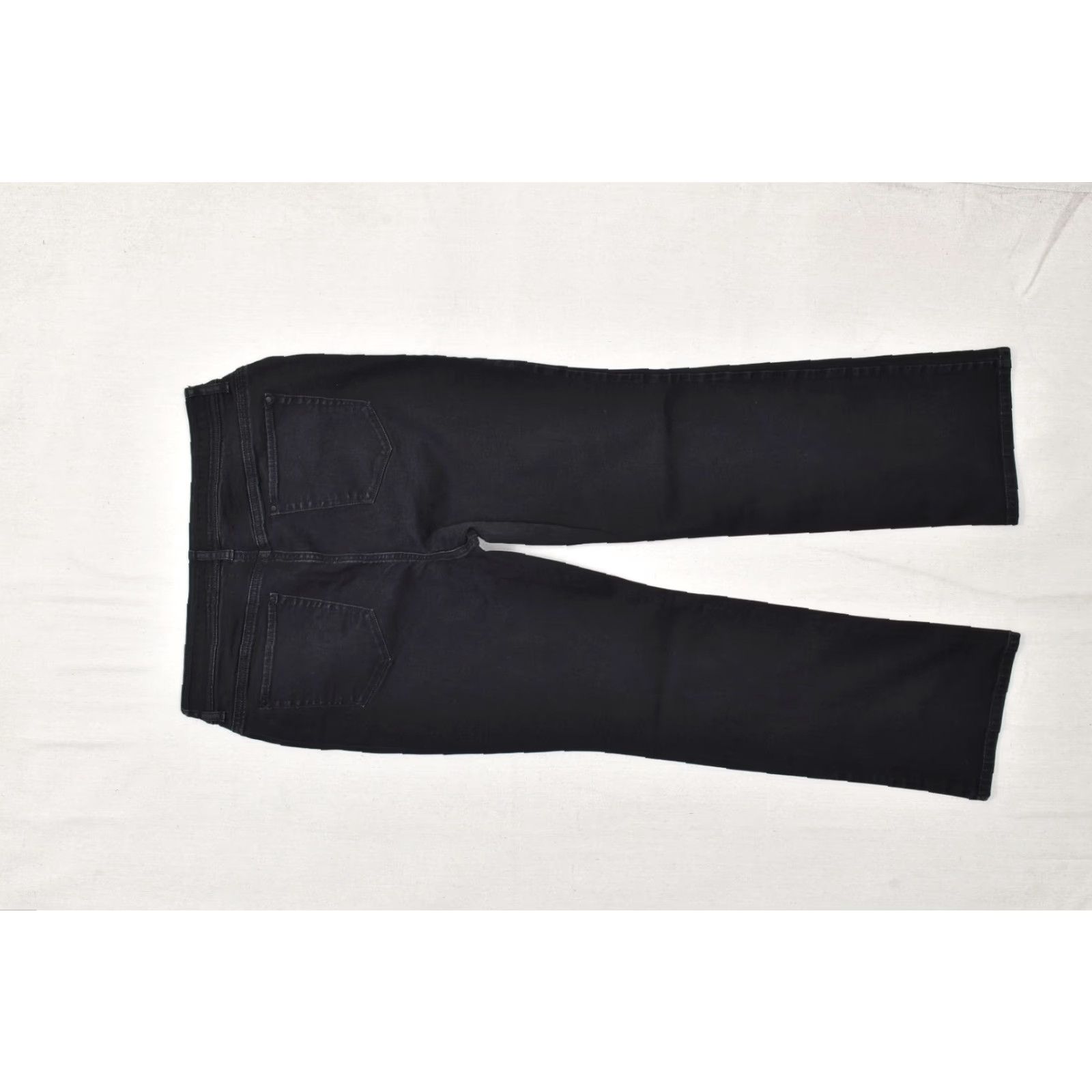Vintage Chico's Fabulously Slimming Black Straight Leg Jeans Size 2 Short High Rise Stre Size 26" / US 2 / IT 38 - 8 Thumbnail