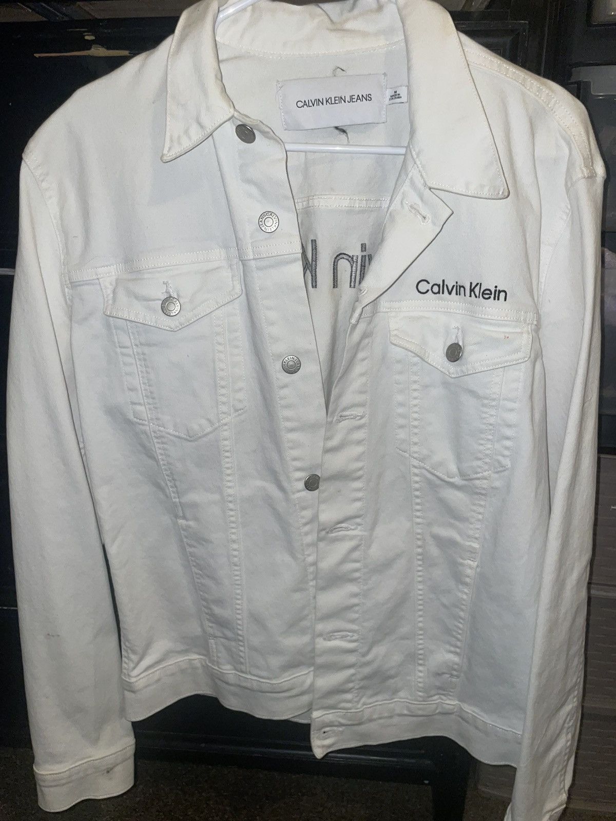 Calvin Klein Calvin Klein Denim White Jacket “Men’s” Size US M / EU 48-50 / 2 - 1 Thumbnail