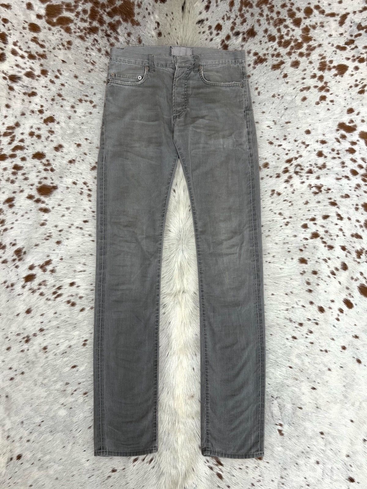 Dior Dior Homme Grey Long Denim Jeans | Grailed