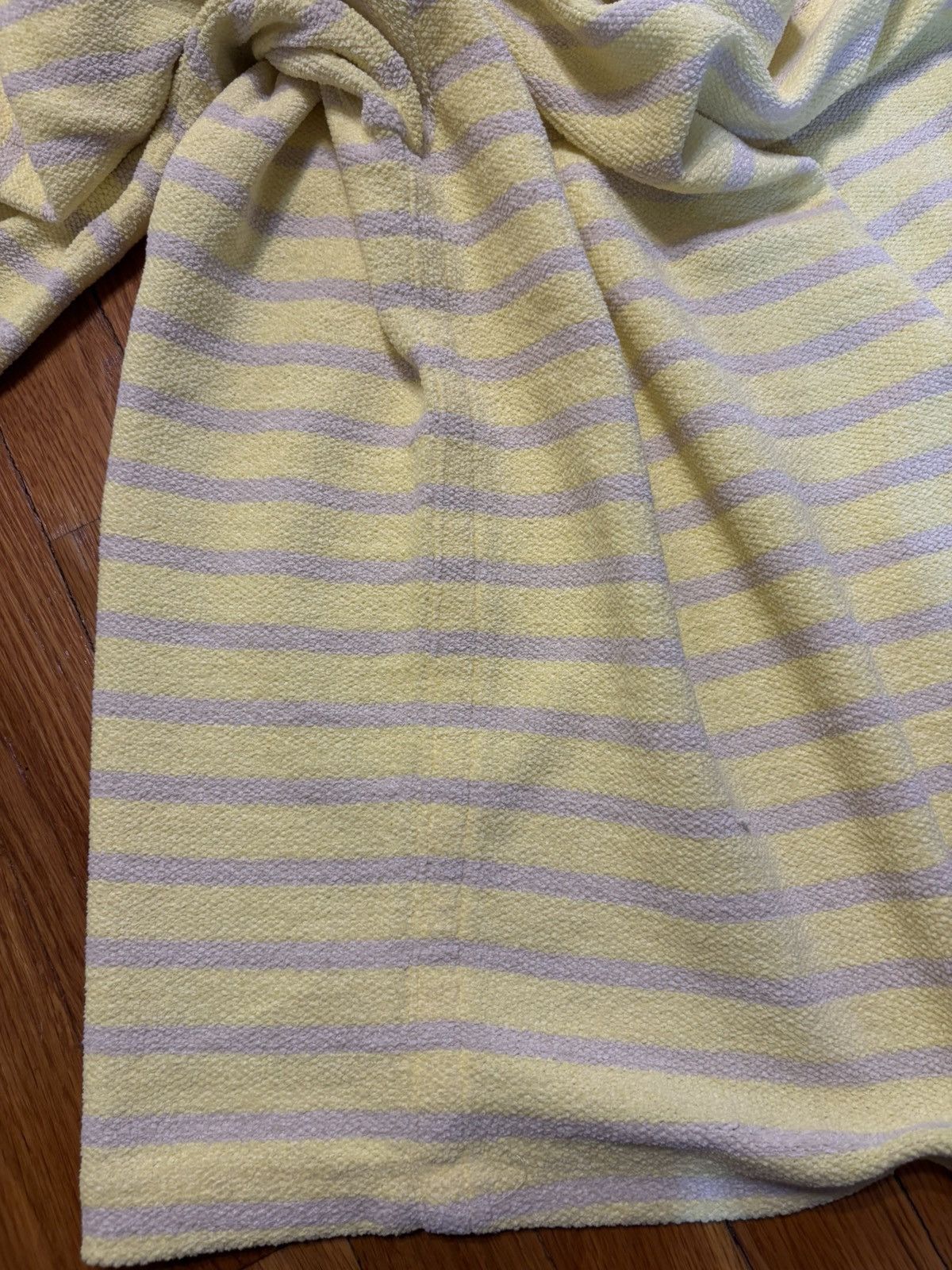 Scotch & Soda Scotch & Soda yellow/white striped sweater Size US XL / EU 56 / 4 - 7 Thumbnail