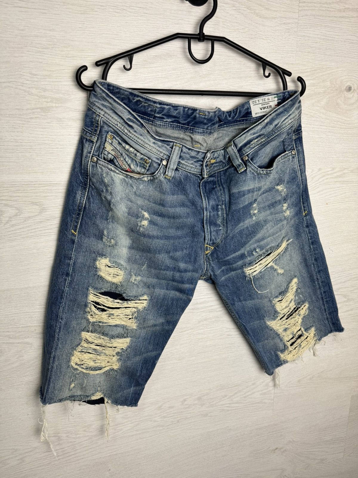 Diesel Diesel Shorts Vintage Blue Mens Size US 31 - 6 Thumbnail