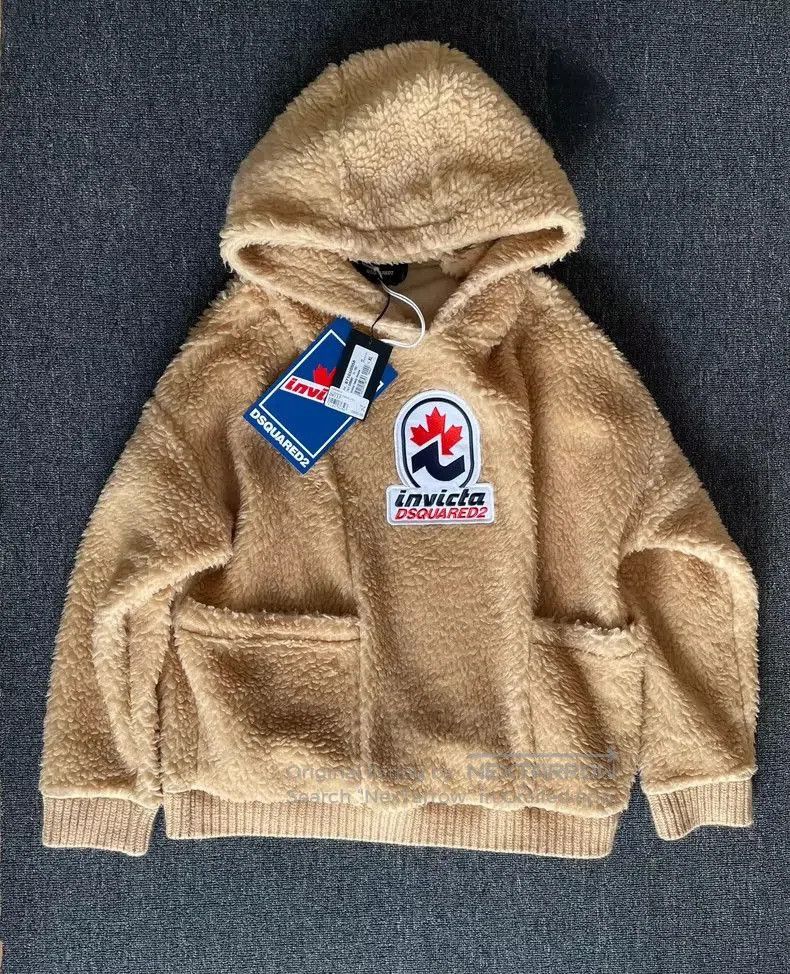 Dsquared2 Dsquared2 Beige Oversized Hoodie Sweatshirt. Size US XL / EU 56 / 4 - 1 Thumbnail