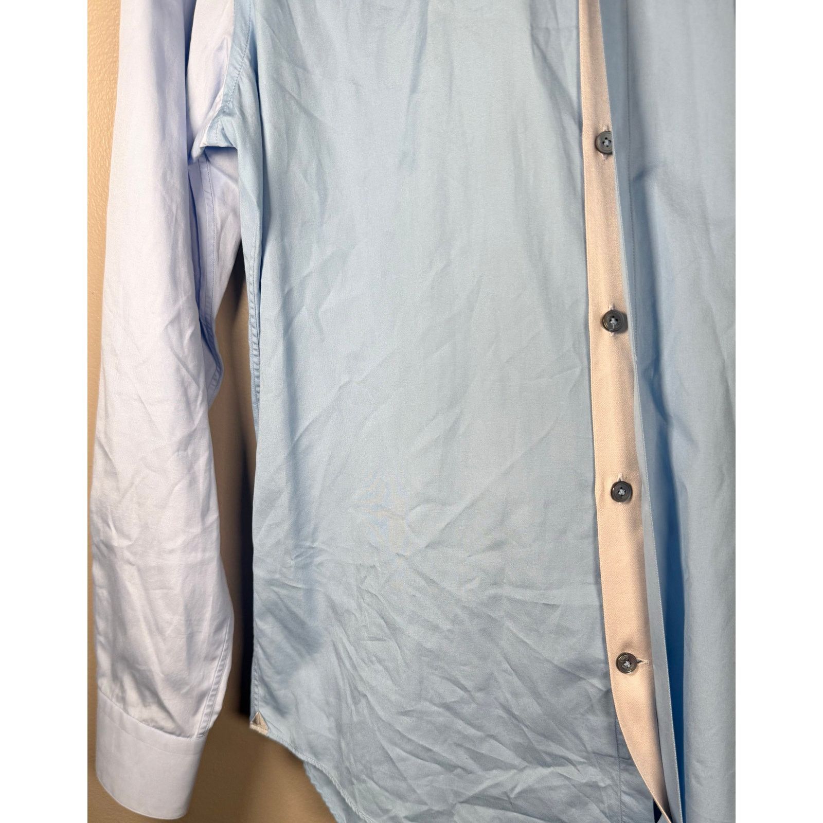 Lanvin Lanvin Colorblock Button Down Shirt size 40/15 3/4 Size US M / EU 48-50 / 2 - 12 Thumbnail