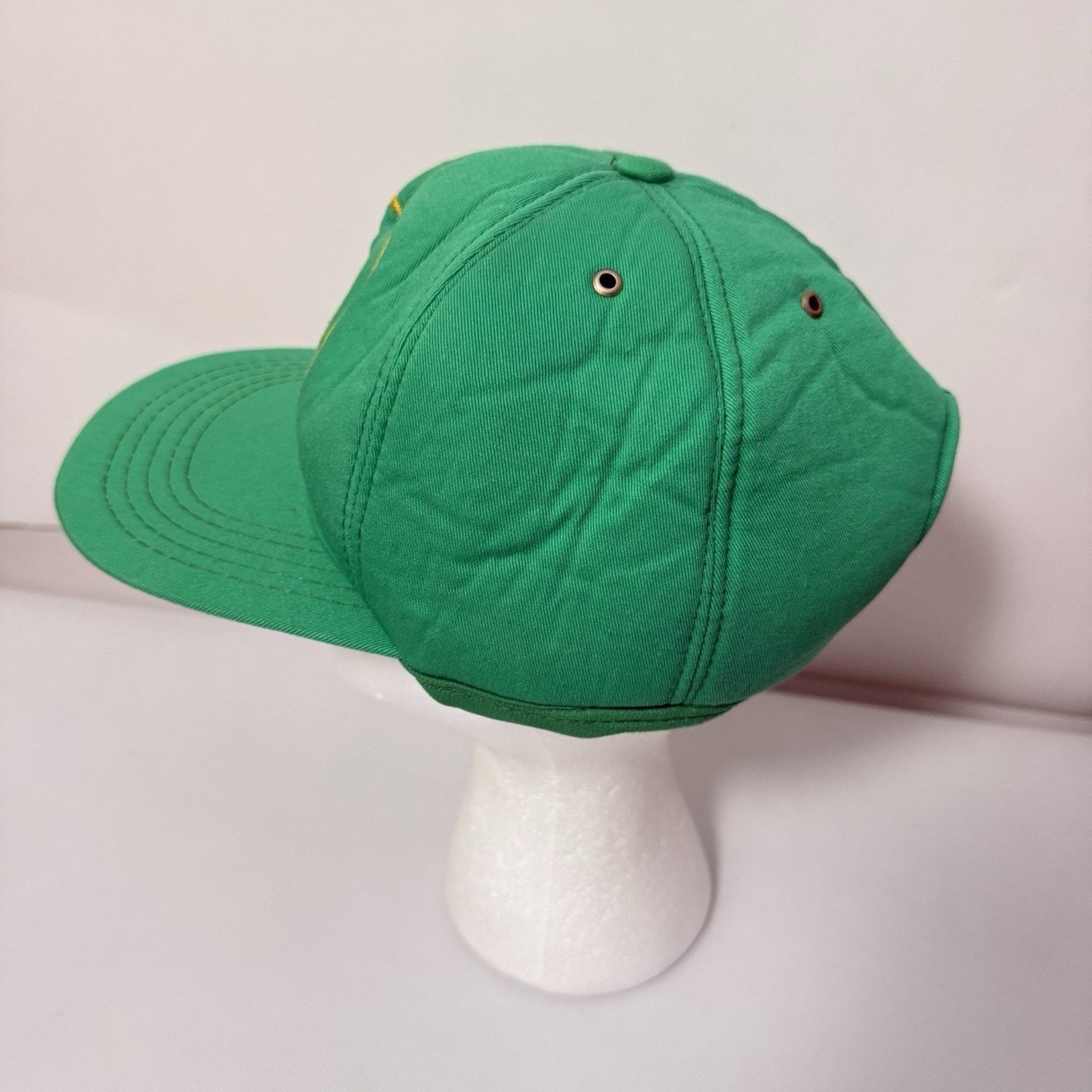 John Deere Vtg John Deere Diplomatic Sports Embroidery Foam Snap Hat Size ONE SIZE - 3 Thumbnail