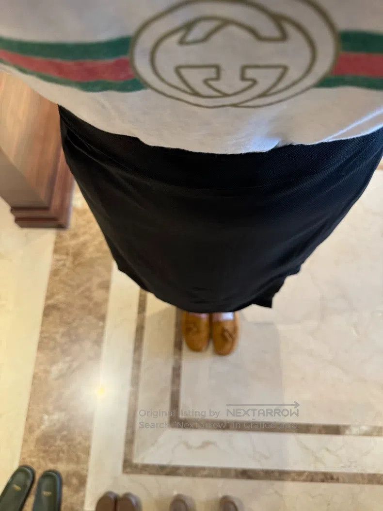 Hermes Hermes Silk Blend, Black, One-Piece Stone Wrap Skirt Size 24" / US 00 / IT 34 - 4 Thumbnail