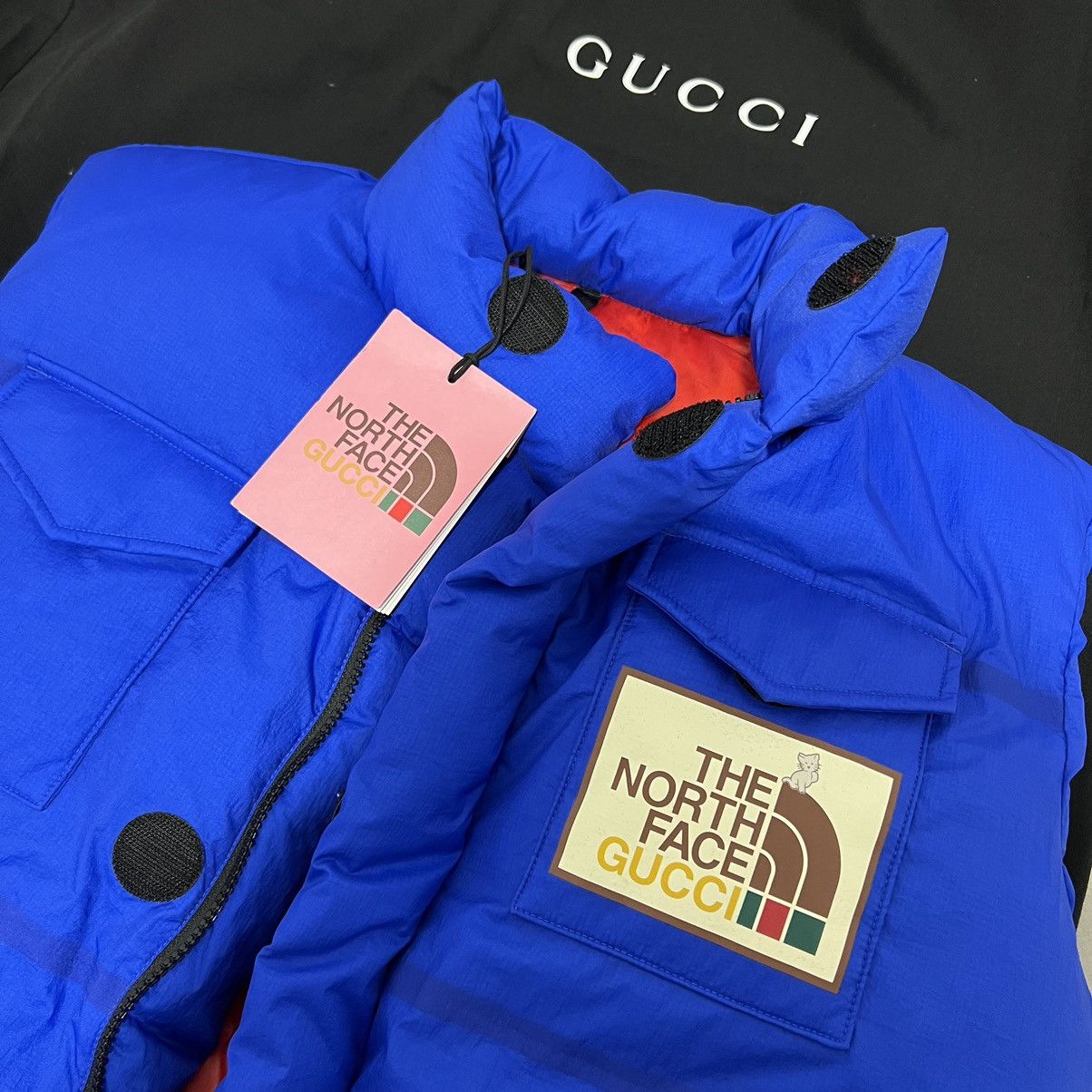 Gucci × The North Face Gucci X North Face Puffer Vest in XL Size US XL / EU 56 / 4 - 3 Thumbnail