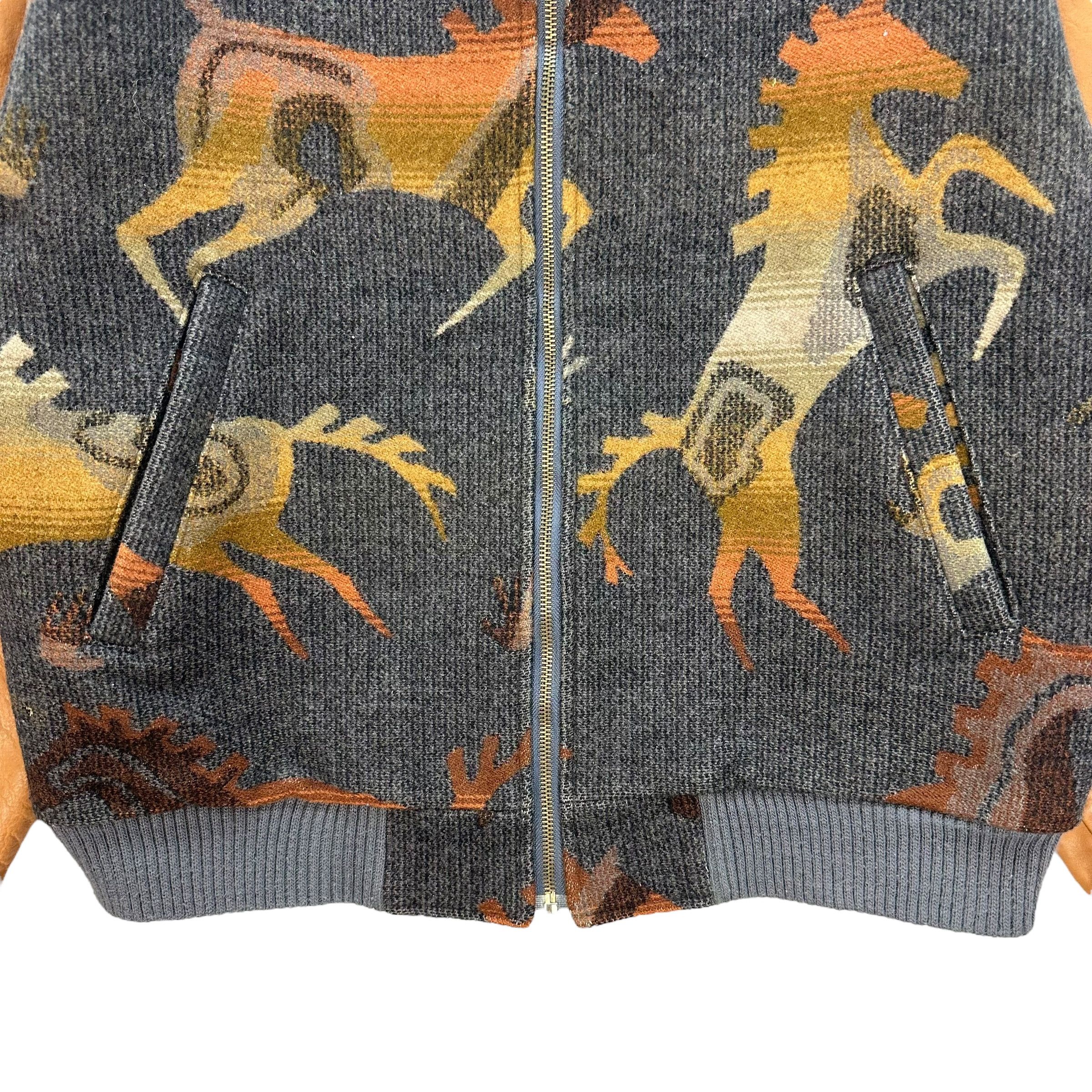 Pendleton VINTAGE PENDLETON MADE IN USA WOOL LEATHER JACKET #8915 Size US M / EU 48-50 / 2 - 3 Thumbnail