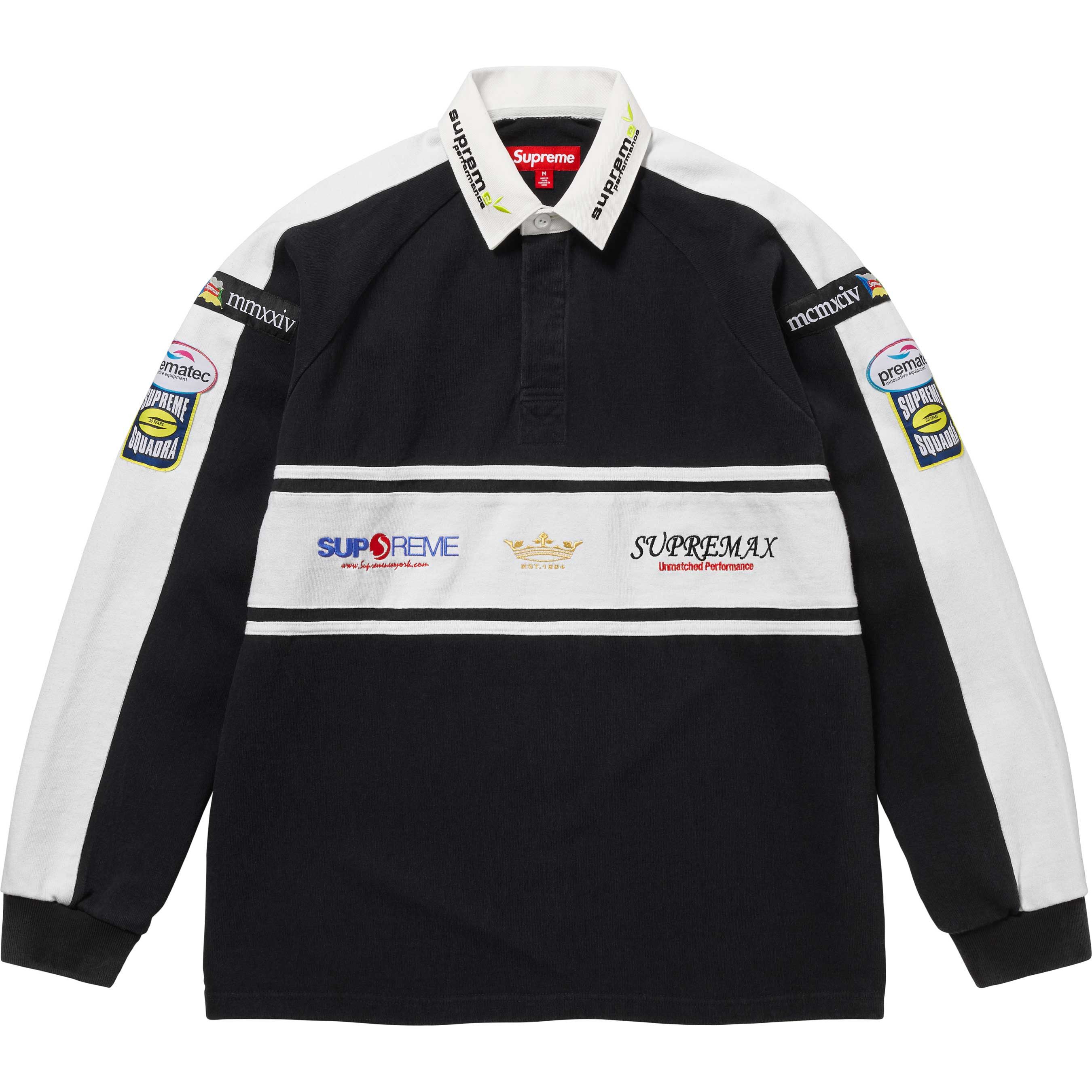 Supreme Striped Rugby | Grailed