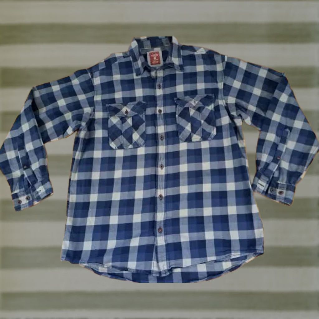 Vintage Red Head Red Plaid Cotton Full Button-Up Shirt L Long Sleeve Mens Size Large Size US L / EU 52-54 / 3 - 1 Thumbnail