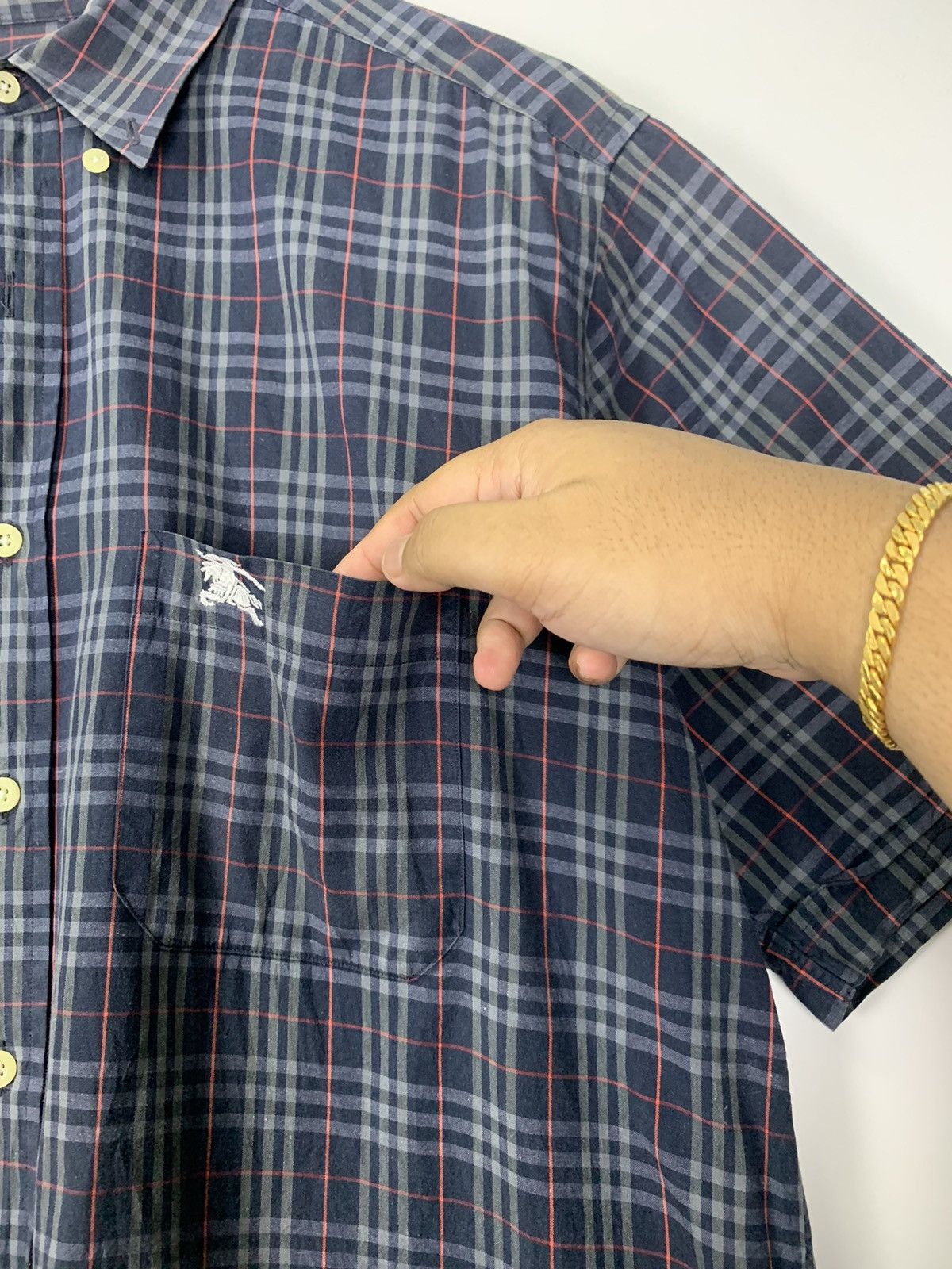 Burberry × Flannel × Vintage Burberrys Size US L / EU 52-54 / 3 - 8 Thumbnail