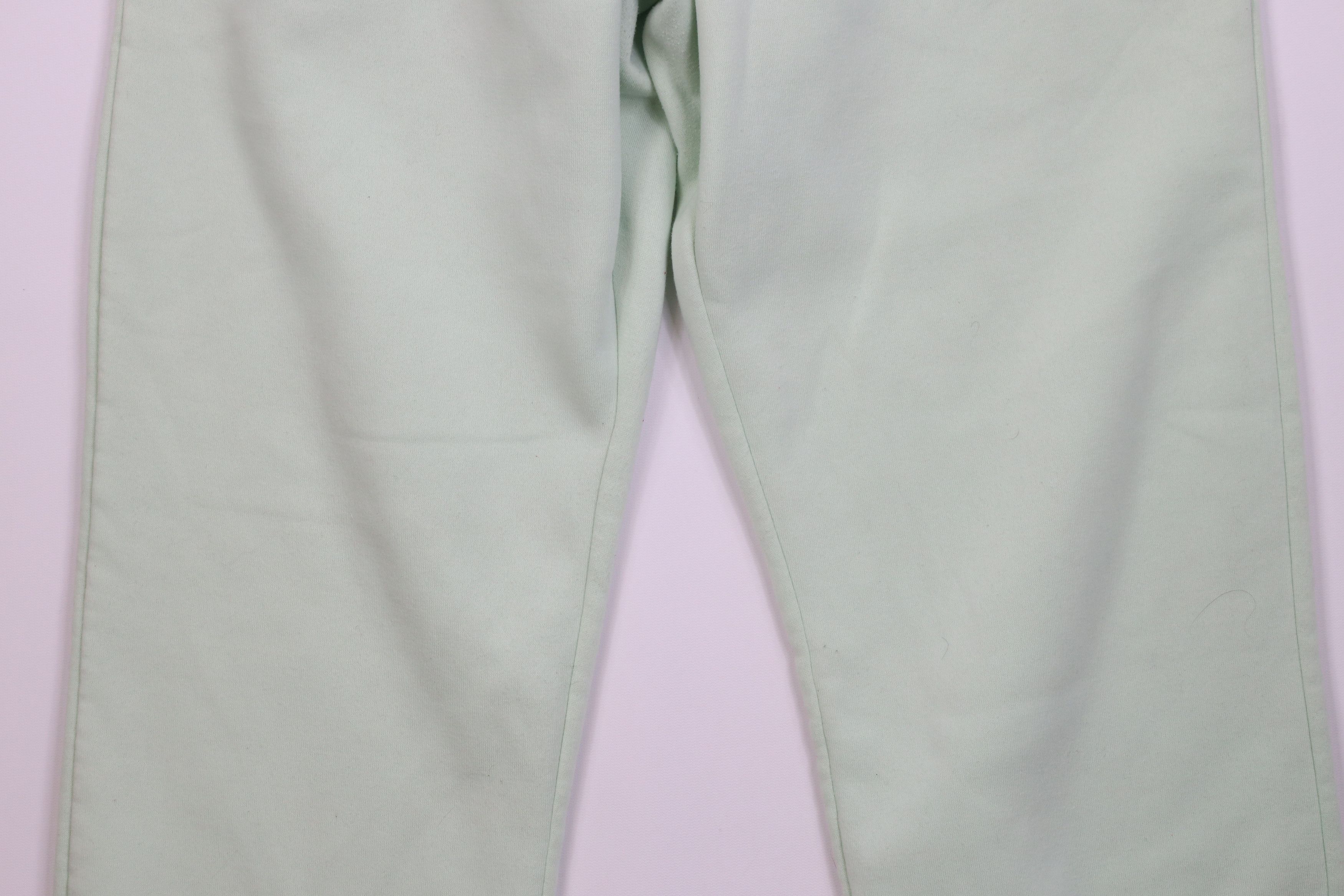 Vintage Vintage 90s Y2K Streetwear Wide Leg Sweatpants Light Green Size US 38 / EU 54 - 4 Thumbnail