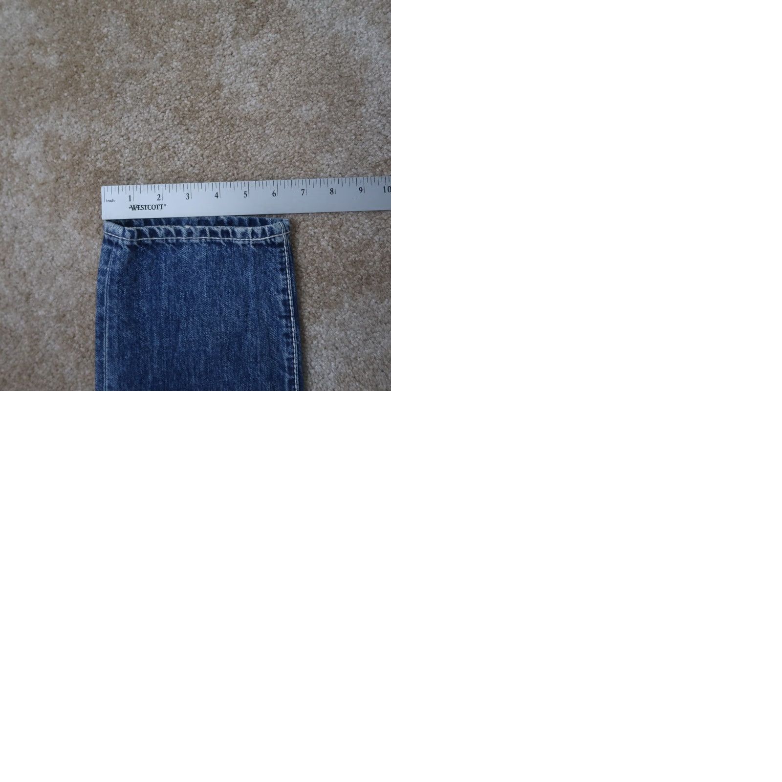 Denime BIG STAR Jeans Women 27 Blue Stretch Denim Boyfriend Slim 5-Pocket Mid Rise Cotton Blend Denim Size 27" / US 4 / IT 40 - 9 Thumbnail
