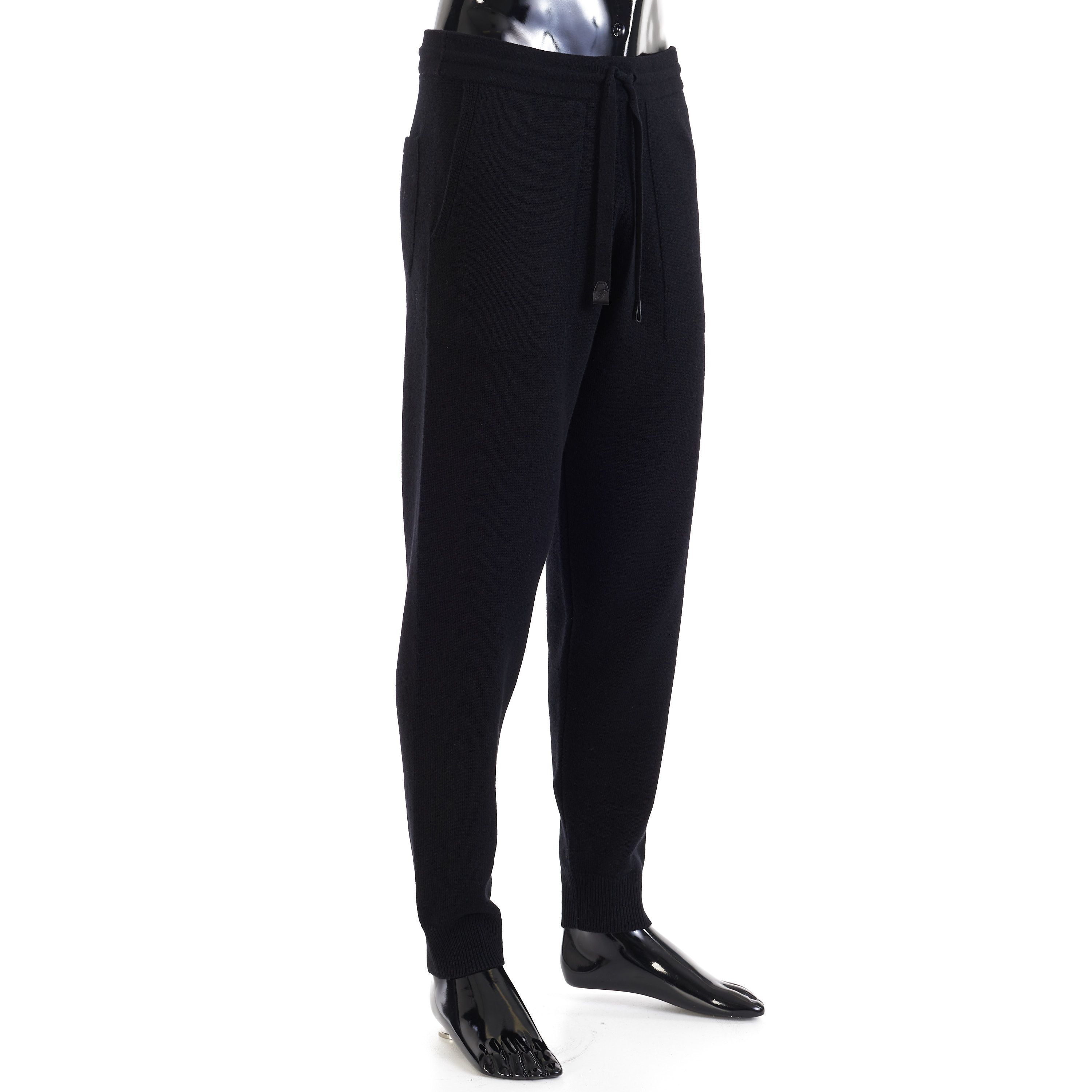 Brioni Black Jogger Pants - Cashmere, Relax Fit, Lounge Size US 34 / EU 50 - 8 Thumbnail