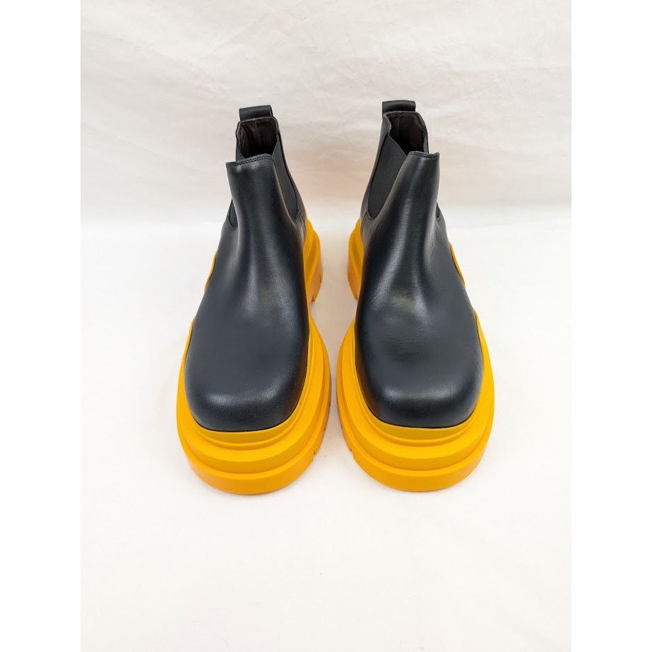 Bottega Veneta o1rshd1 Military Calf Tire Boots in Black Size US 10.5 / EU 43-44 - 16 Thumbnail