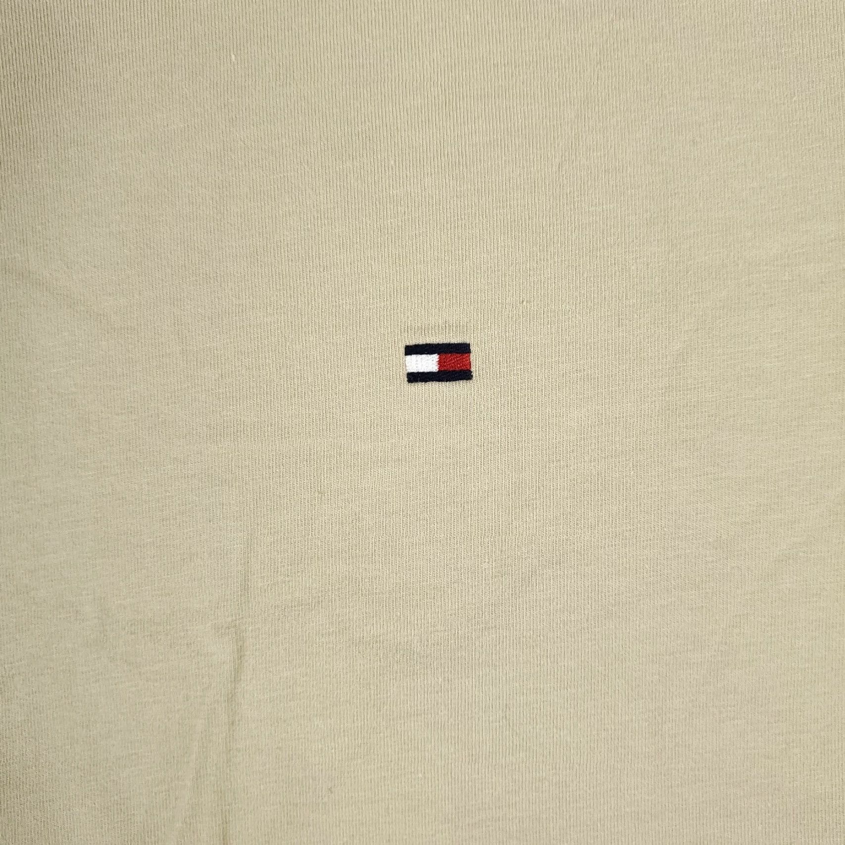 Tommy Hilfiger TOMMY HILFIGER Casual T-Shirt Mens XL Beige Short Sleeve Classic American Size US XL / EU 56 / 4 - 2 Thumbnail