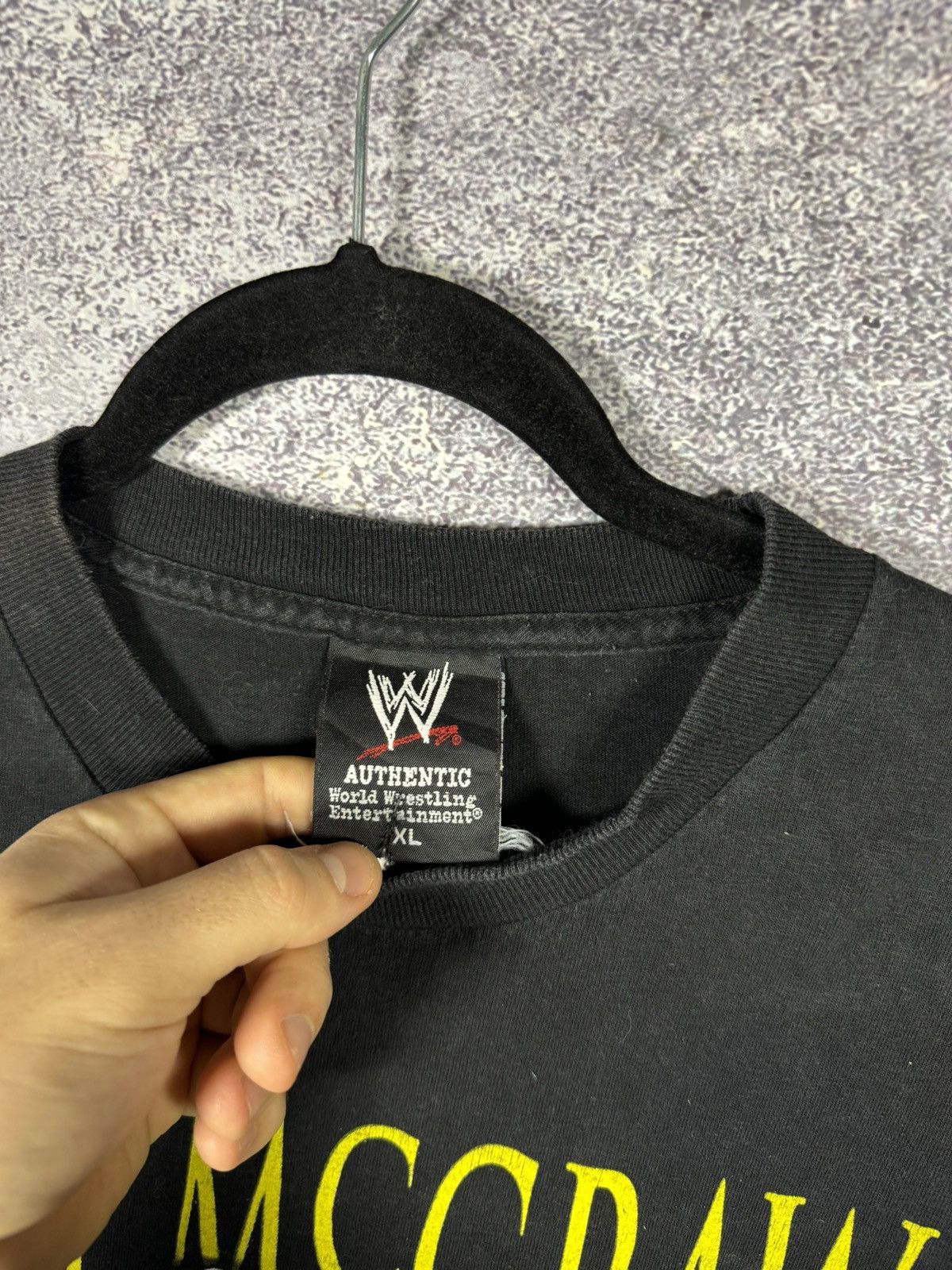 Vintage × WWE Tim McGraw Tour T Shirt Adult Black Faded Lady Antebellum Size US XL / EU 56 / 4 - 5 Thumbnail