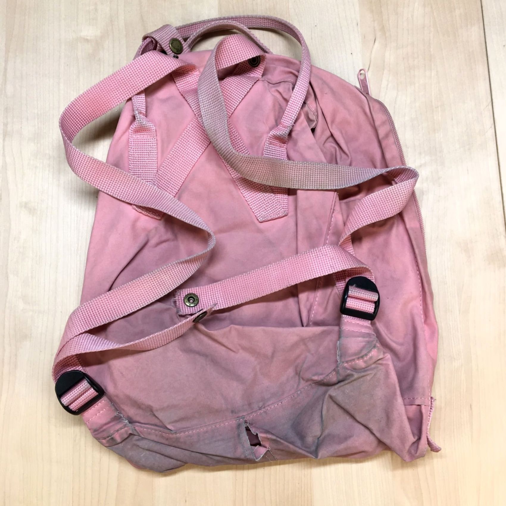 Vintage Fjällräven Kanken Backpack Pink Mini Womens Adults 23510 Size ONE SIZE - 5 Thumbnail