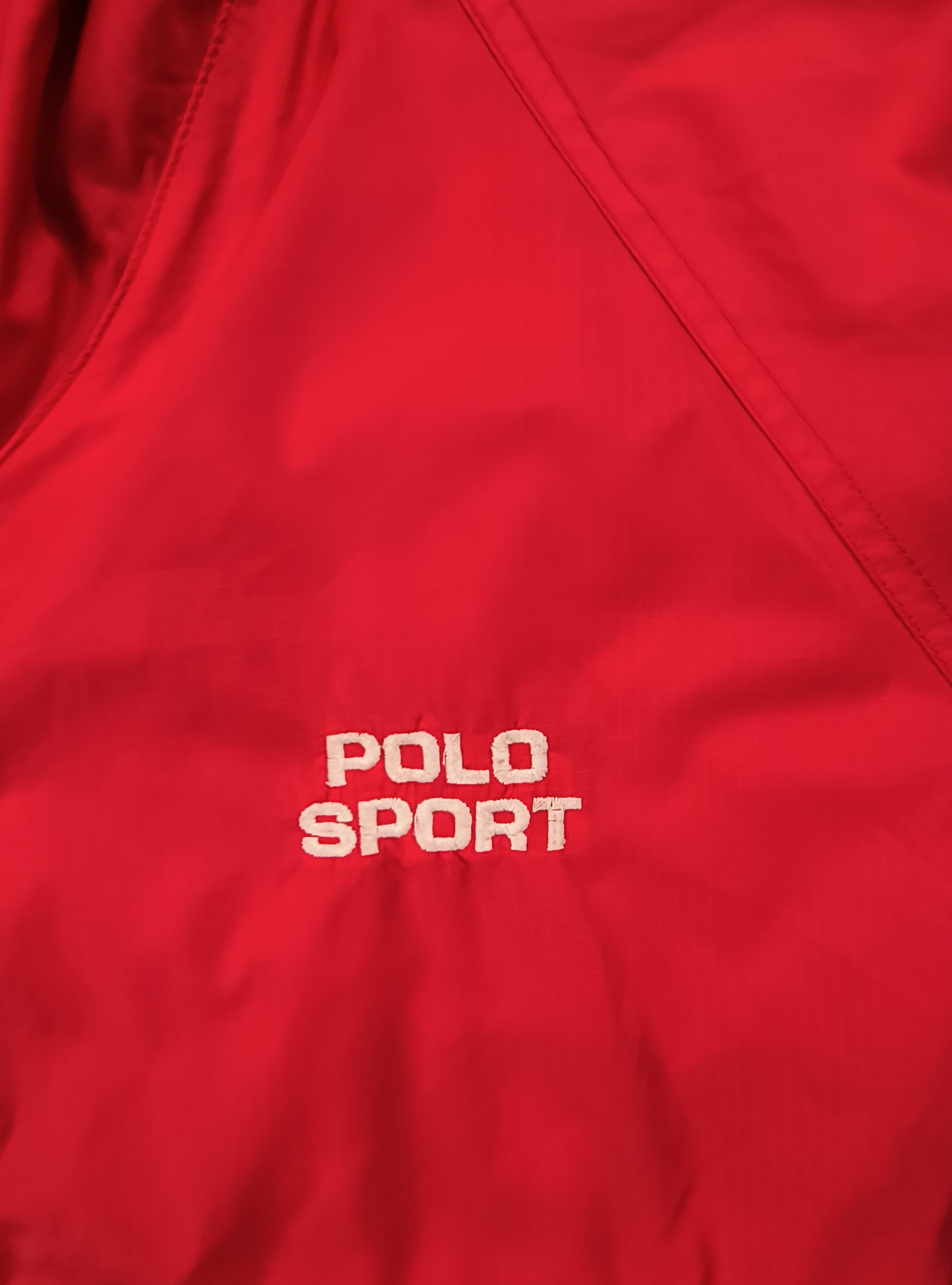 Polo Ralph Lauren Vintage Polo Sport Ralph Lauren big flag windbreaker jacket Size US L / EU 52-54 / 3 - 3 Thumbnail