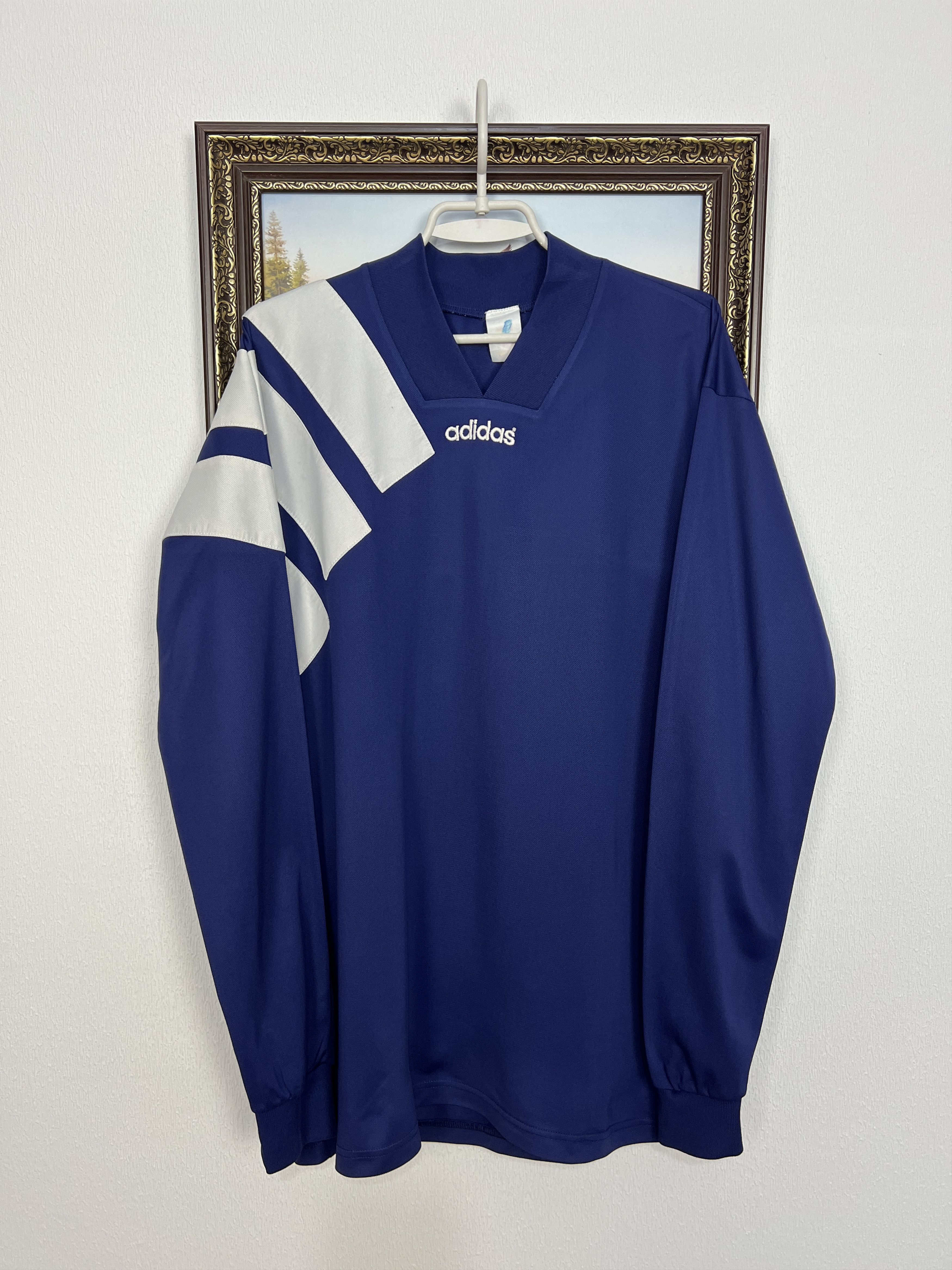 Adidas FC Schalke 04 Football Template Shirt Long Sleeve Jersey Size US XL / EU 56 / 4 - 1 Thumbnail