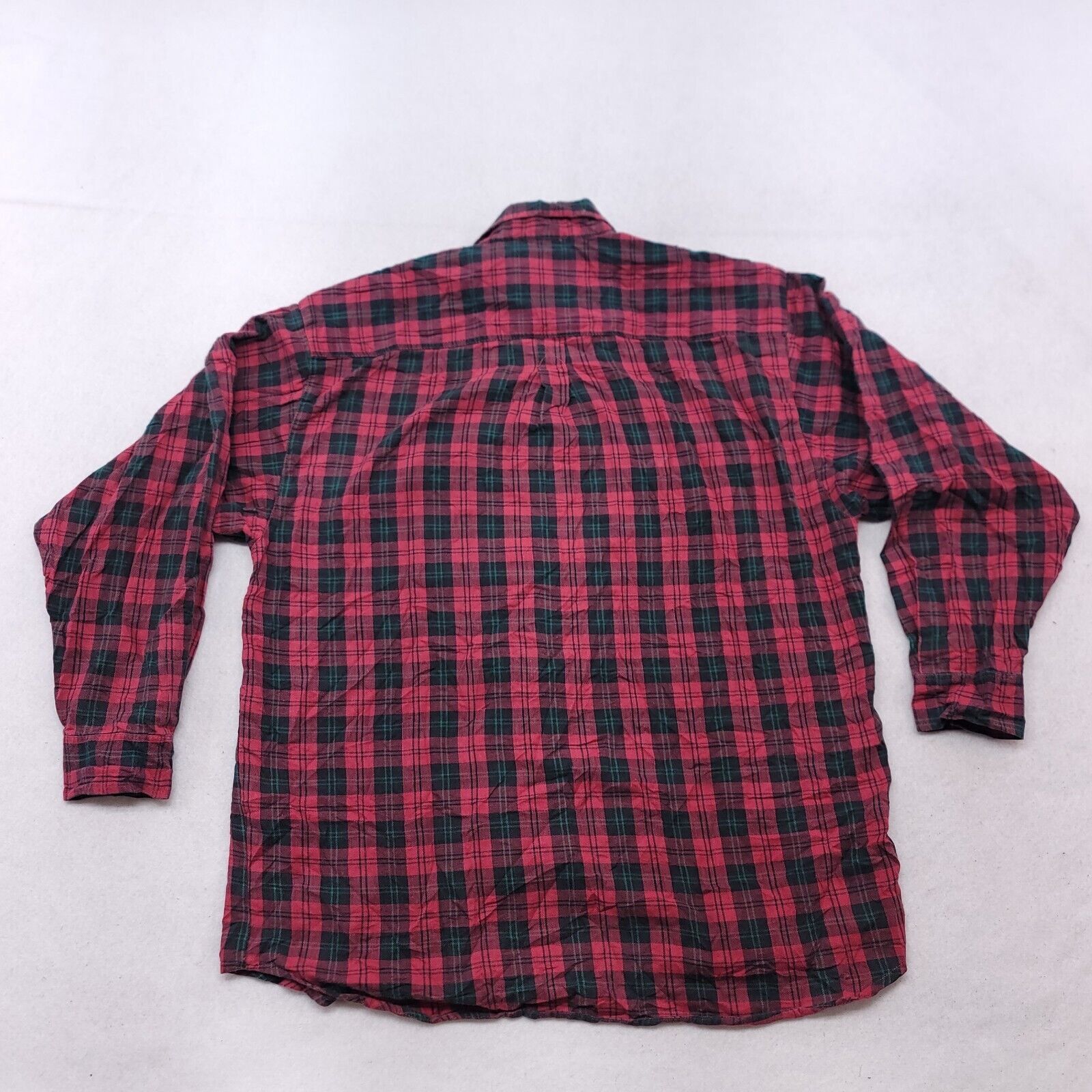 Wrangler Wrangler Tartan Flannel Shirt Mens Size Medium M Red Green Size US M / EU 48-50 / 2 - 9 Thumbnail
